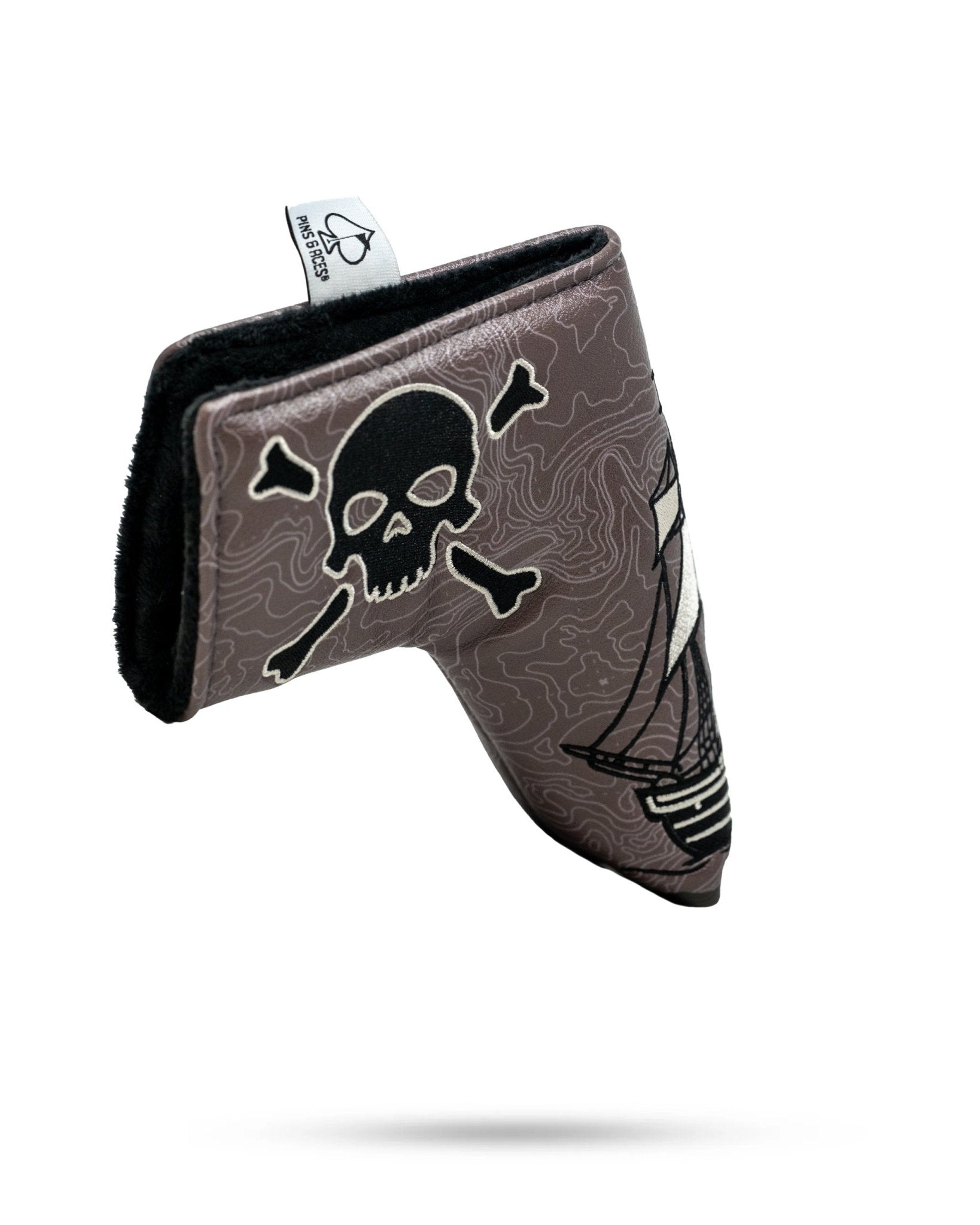 Pirate - Blade Putter Cover - Black Girl Golf