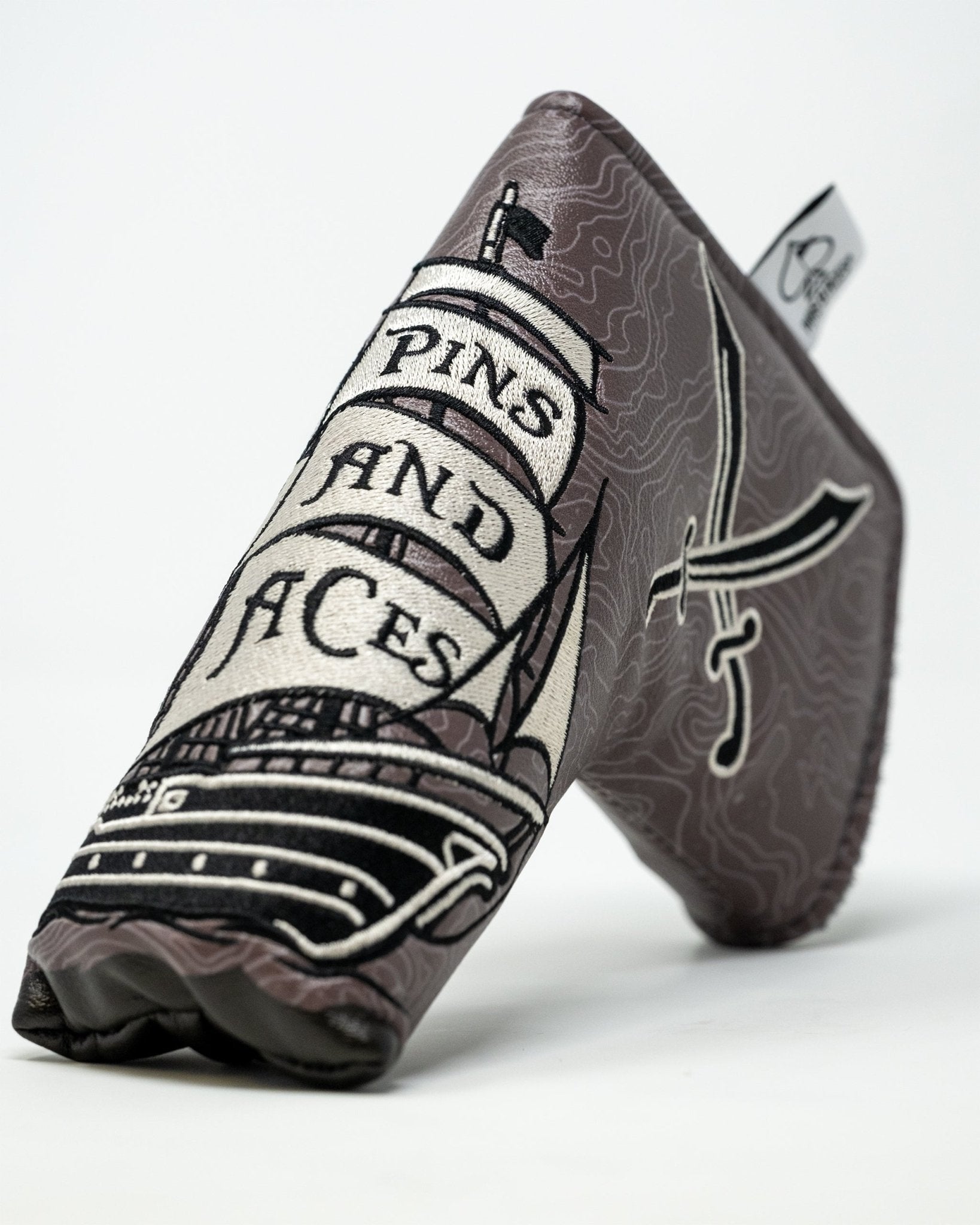 Pirate - Blade Putter Cover - Black Girl Golf