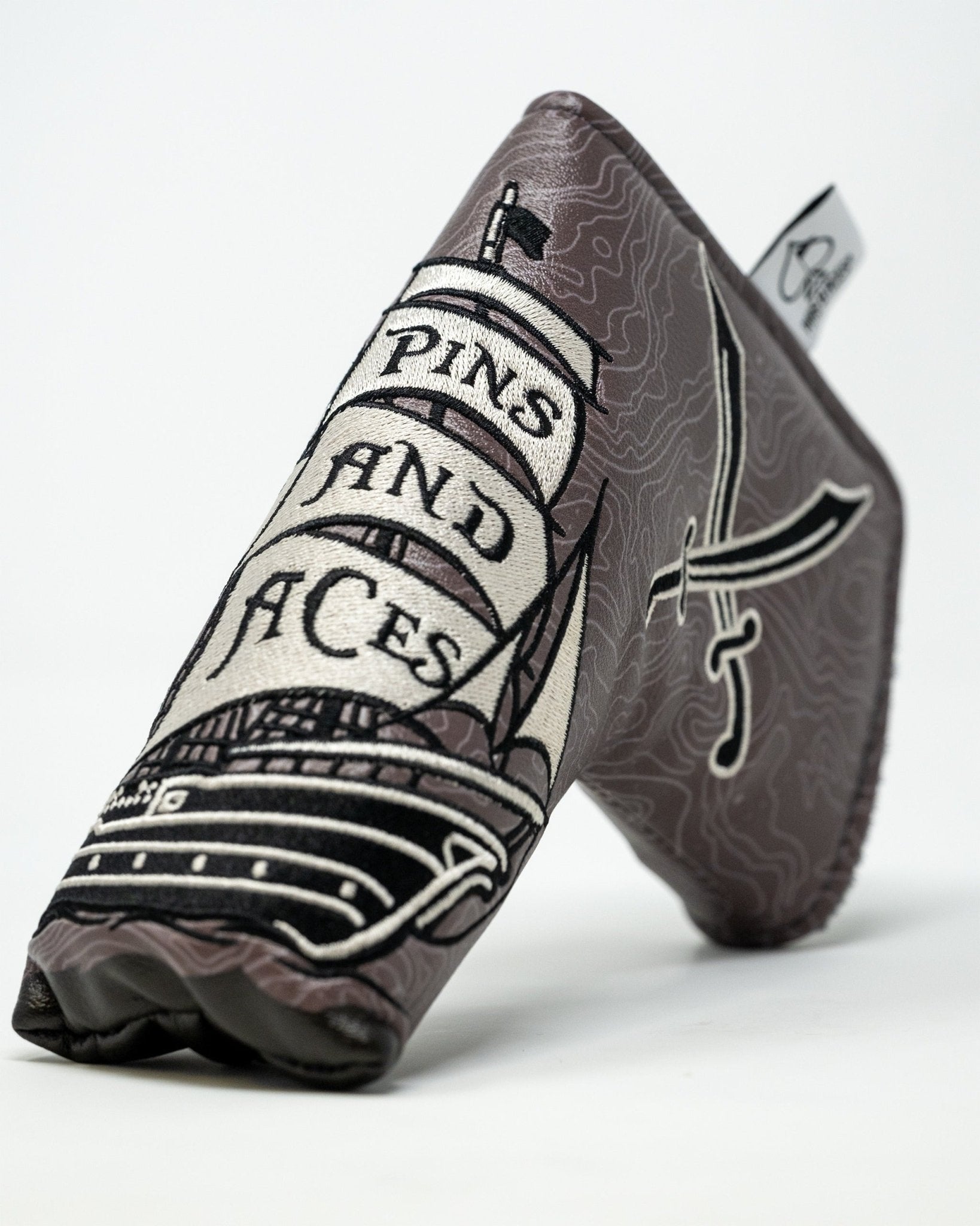 Pirate - Blade Putter Cover - Black Girl Golf