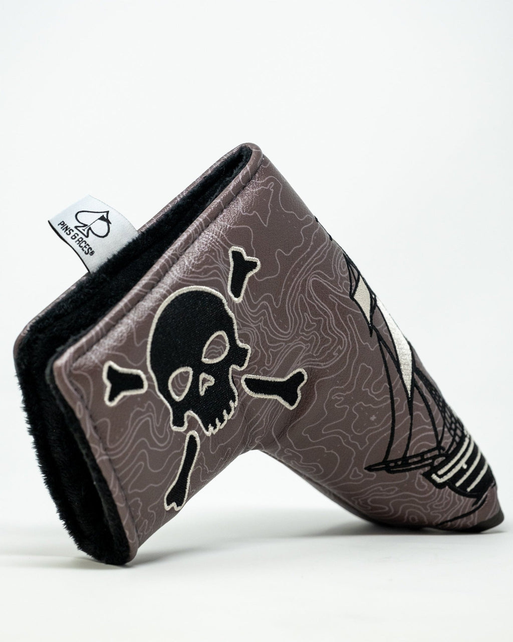 Pirate - Blade Putter Cover - Black Girl Golf