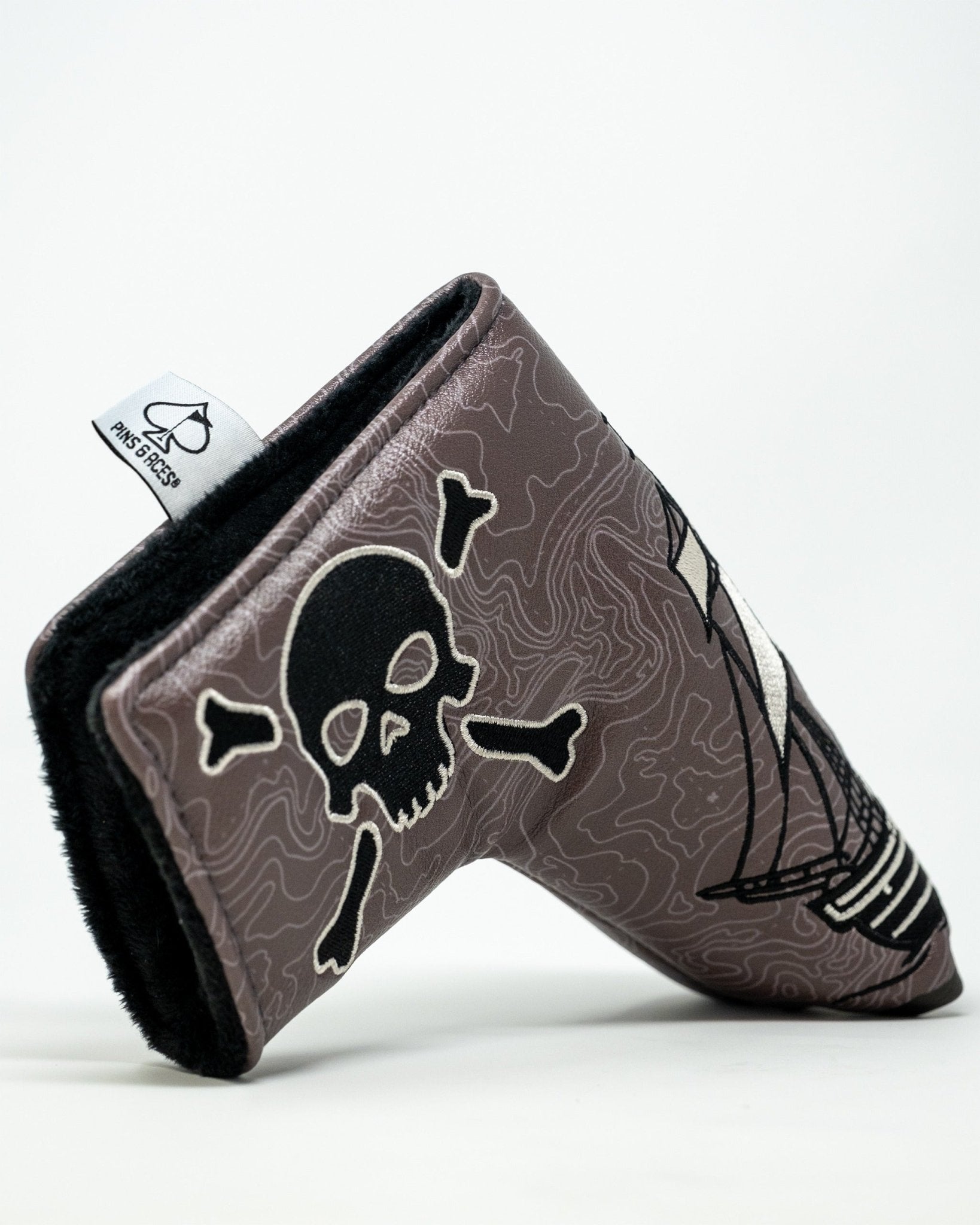 Pirate - Blade Putter Cover - Black Girl Golf