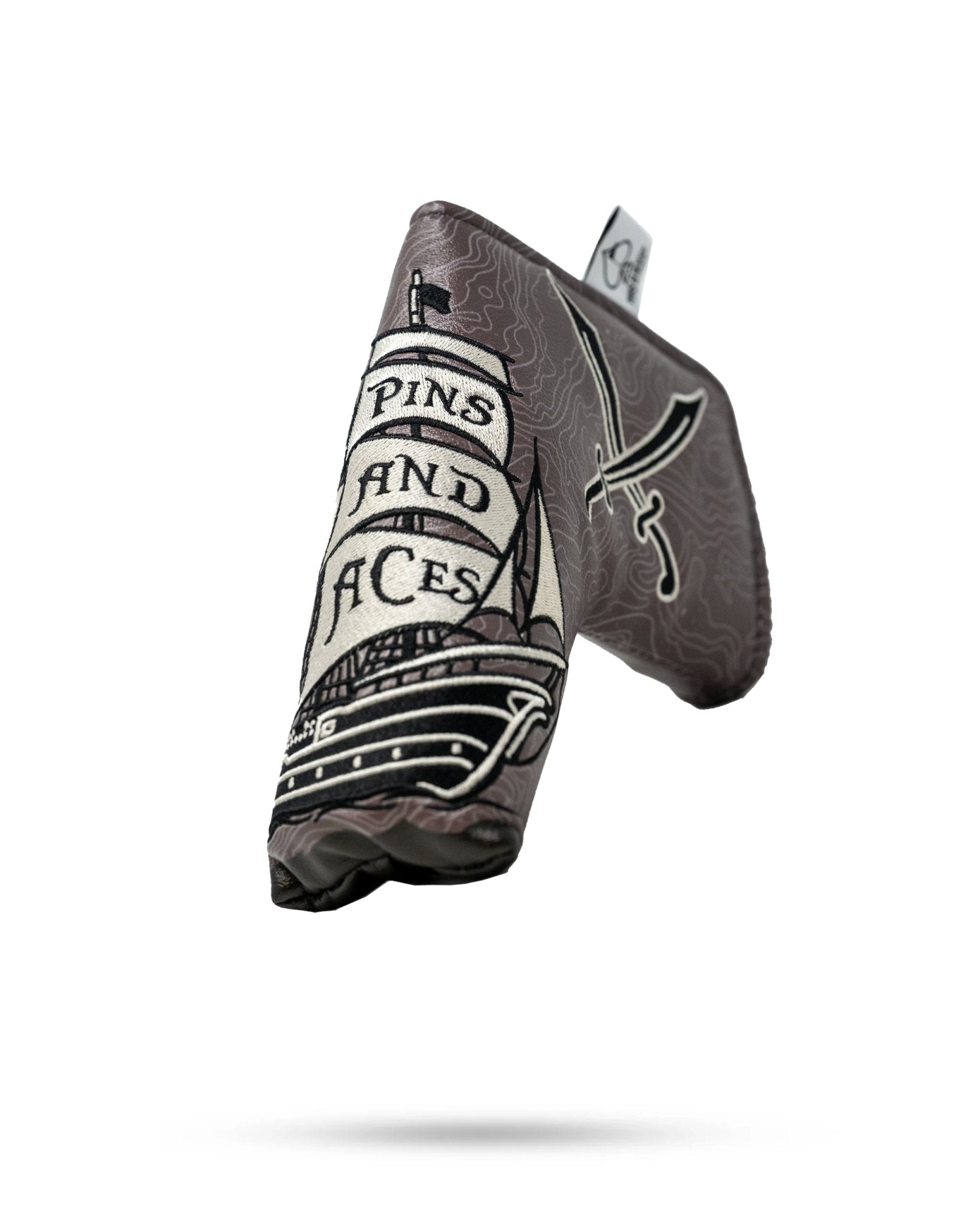 Pirate - Blade Putter Cover - Black Girl Golf