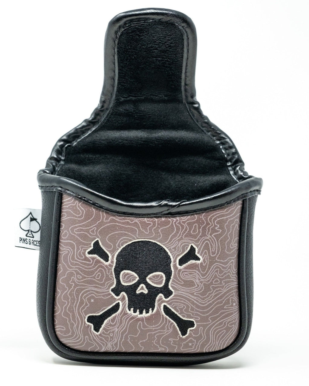 Pirate - Mallet Putter Cover - Black Girl Golf
