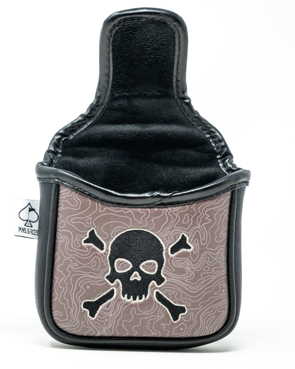 Pirate - Mallet Putter Cover - Black Girl Golf