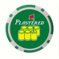 Plastered Poker Chip Ball Marker - Black Girl Golf
