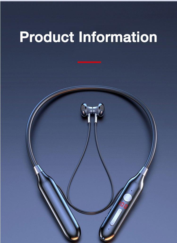 Playback Bluetooth Headphone Bass Wireless Headphones Sport Stereo Bluetooth Earphone Neckband Music Headset Updated Design with Industry Leading Sound & Improved Comfort, Long Wireless Range, Up to 24 Hours of Talk Time - Black Girl Golf