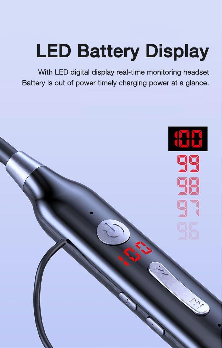 Playback Bluetooth Headphone Bass Wireless Headphones Sport Stereo Bluetooth Earphone Neckband Music Headset Updated Design with Industry Leading Sound & Improved Comfort, Long Wireless Range, Up to 24 Hours of Talk Time - Black Girl Golf