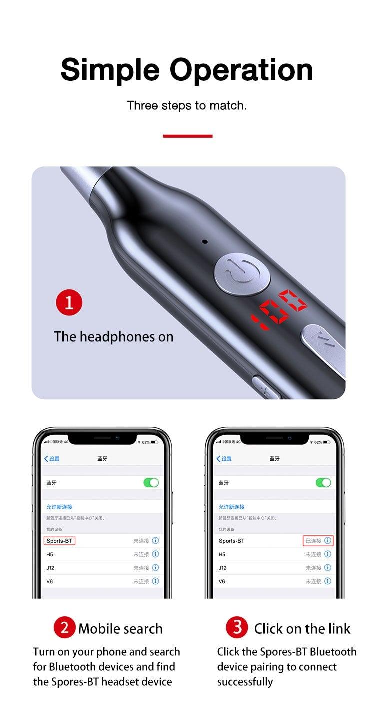 Playback Bluetooth Headphone Bass Wireless Headphones Sport Stereo Bluetooth Earphone Neckband Music Headset Updated Design with Industry Leading Sound & Improved Comfort, Long Wireless Range, Up to 24 Hours of Talk Time - Black Girl Golf