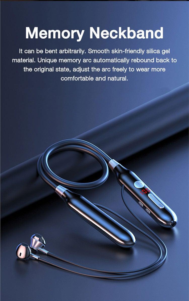 Playback Bluetooth Headphone Bass Wireless Headphones Sport Stereo Bluetooth Earphone Neckband Music Headset Updated Design with Industry Leading Sound & Improved Comfort, Long Wireless Range, Up to 24 Hours of Talk Time - Black Girl Golf