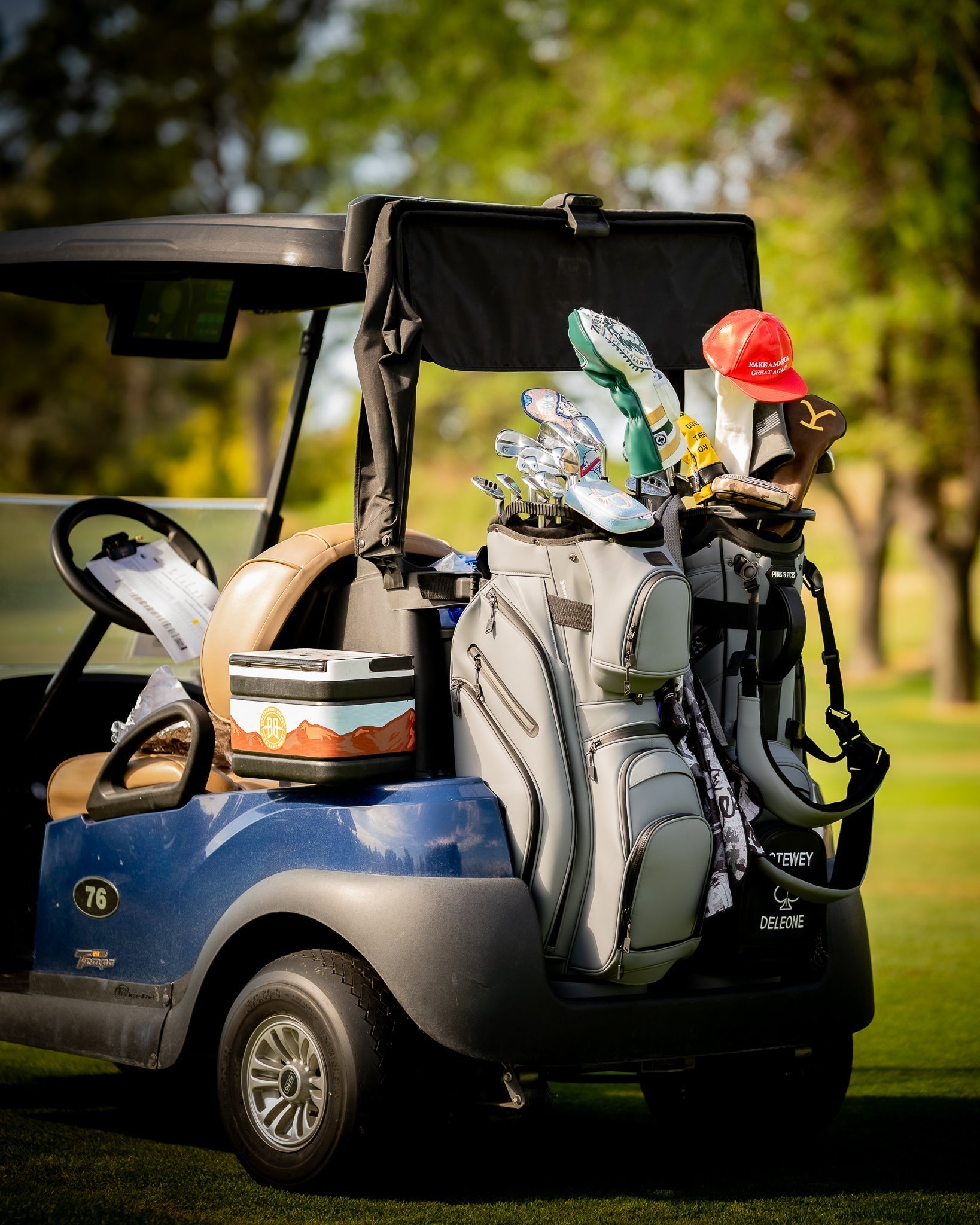 Player Preferred™ Cart Bag - Flat Ash - Black Girl Golf