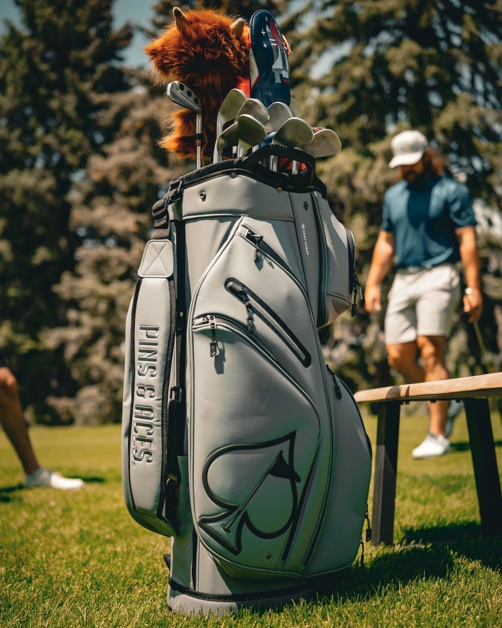 Player Preferred™ Cart Bag - Flat Ash - Black Girl Golf