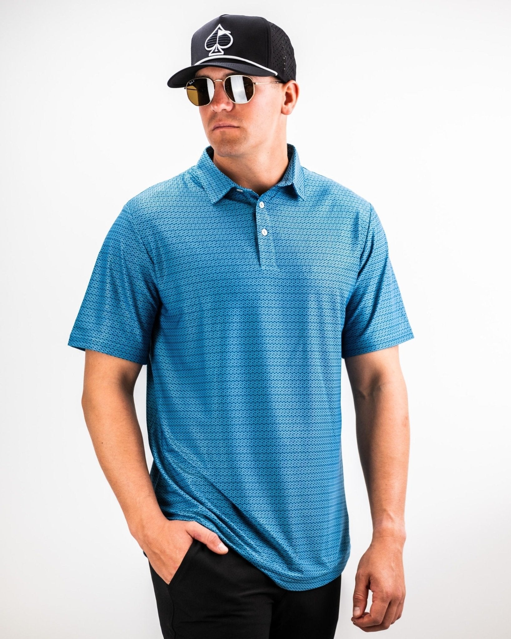 Player Preferred™ Polo - Ocean Spade - Black Girl Golf