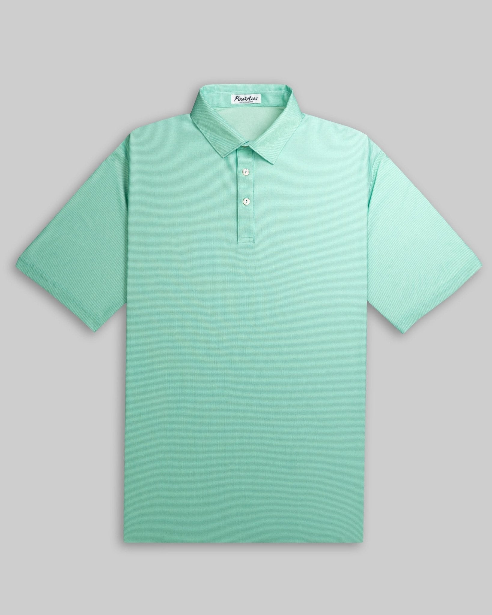 Player Preferred™ Polo - Spearmint Stripes - Black Girl Golf