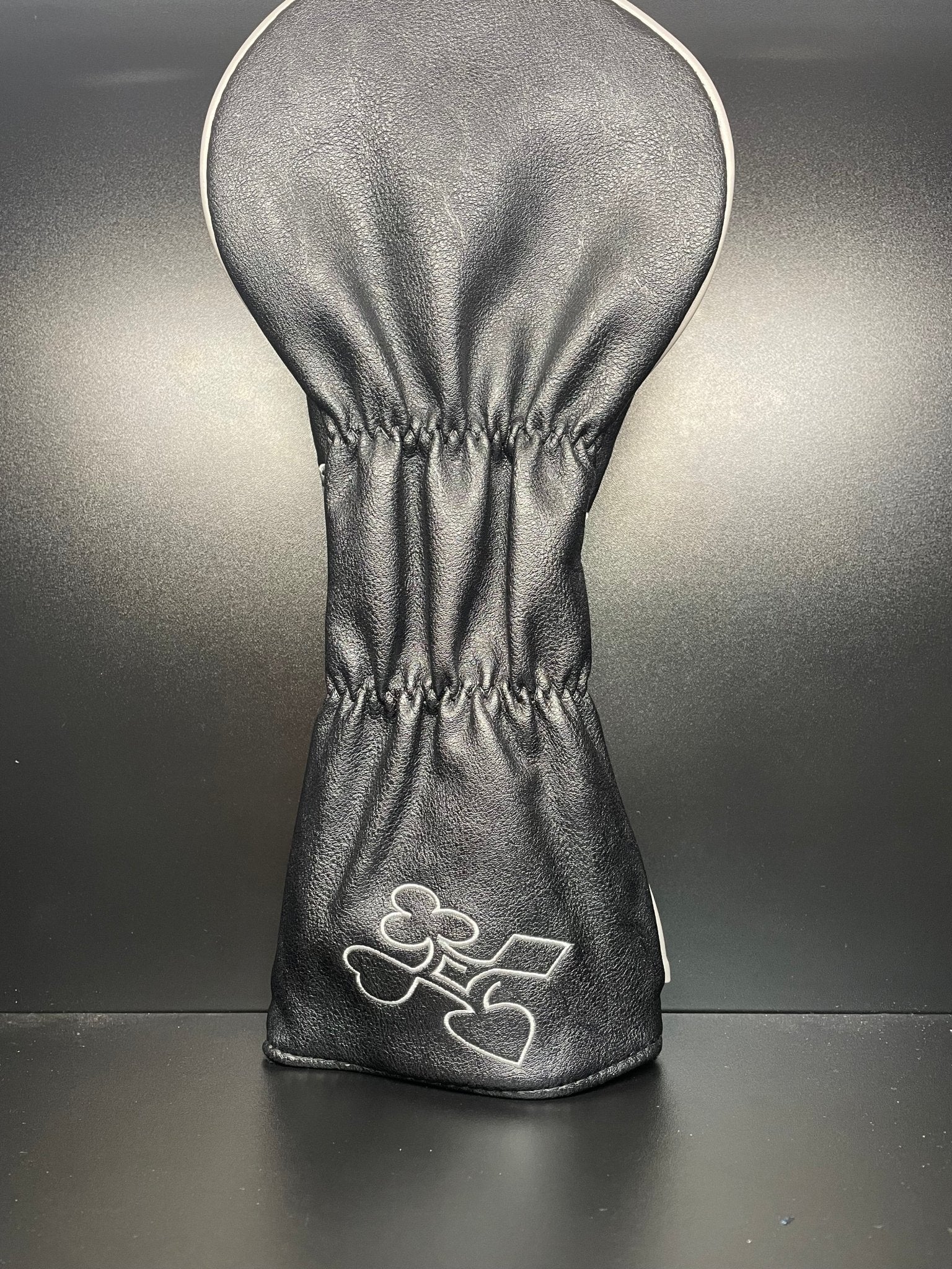 Playing Card Suits Headcover - Black Girl Golf