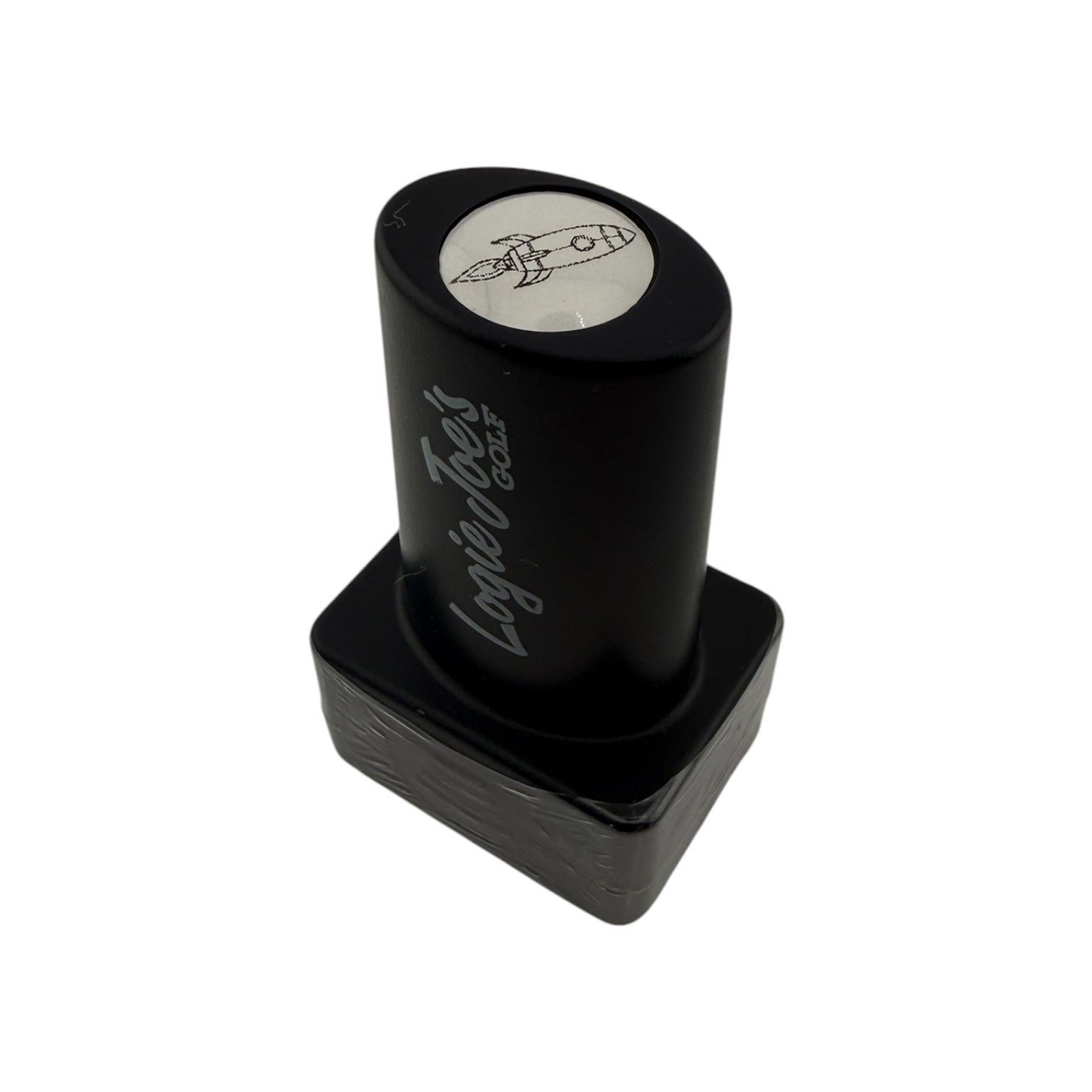 Pocket Rocket Stamp | Quick - Dry Ink Stamper | Easy Ball Identification | Fun Golf Gift - Black Girl Golf