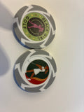 Poker Chip ballmarker - Black Girl Golf