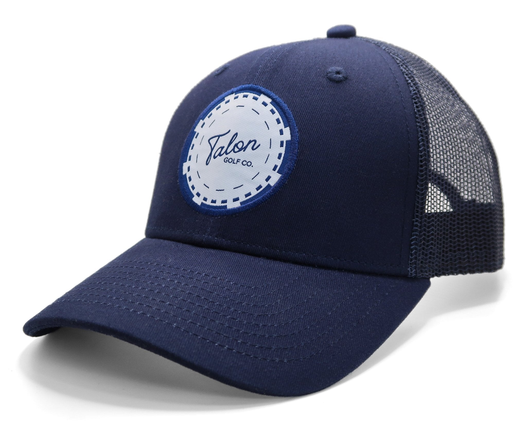 Poker Chip - Navy Blue Trucker Hat - Black Girl Golf