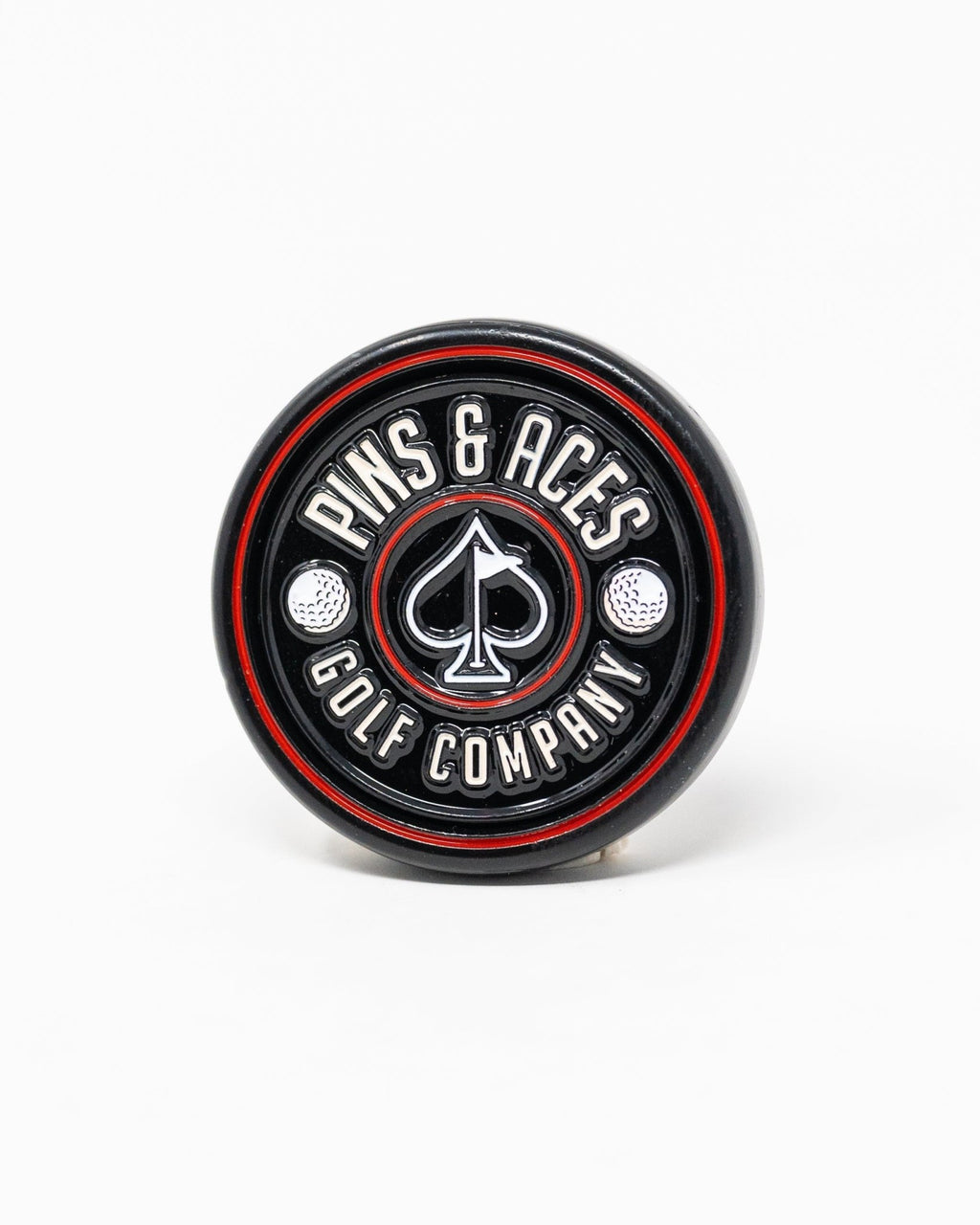 Pop Out Medallion Ball Marker - Black - Black Girl Golf