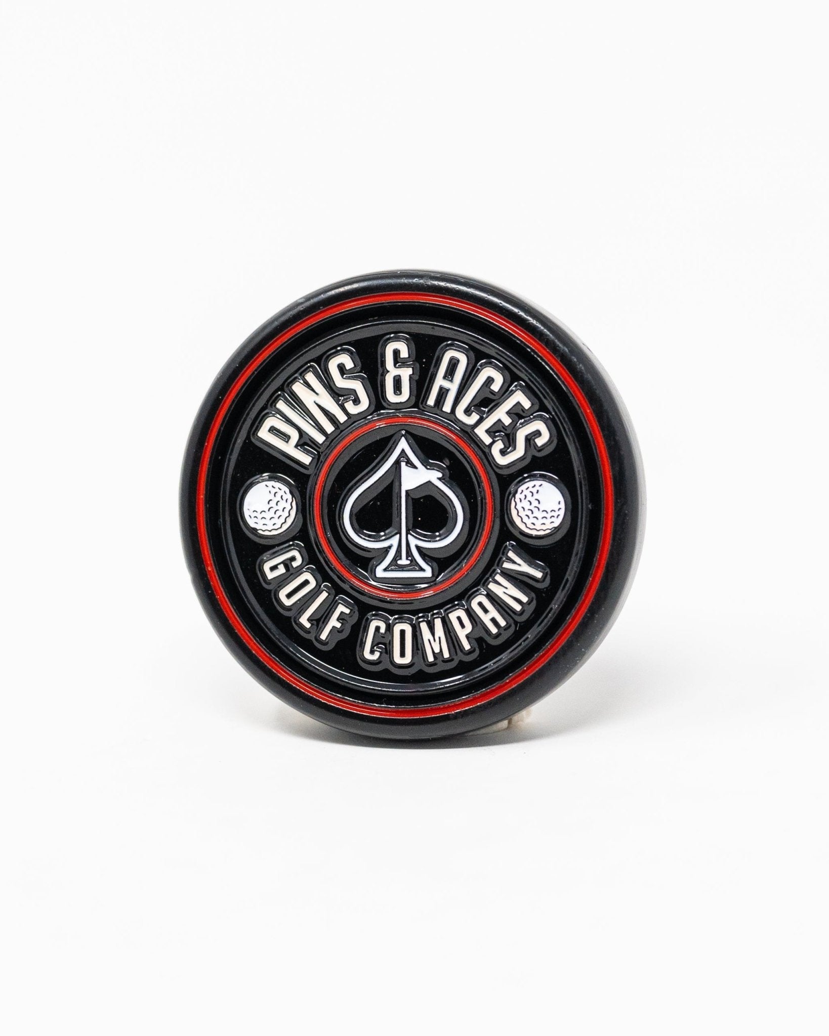 Pop Out Medallion Ball Marker - Black - Black Girl Golf