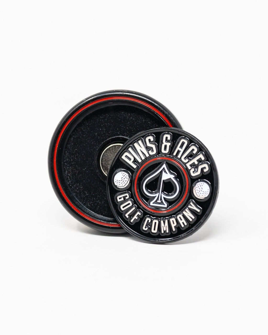 Pop Out Medallion Ball Marker - Black - Black Girl Golf
