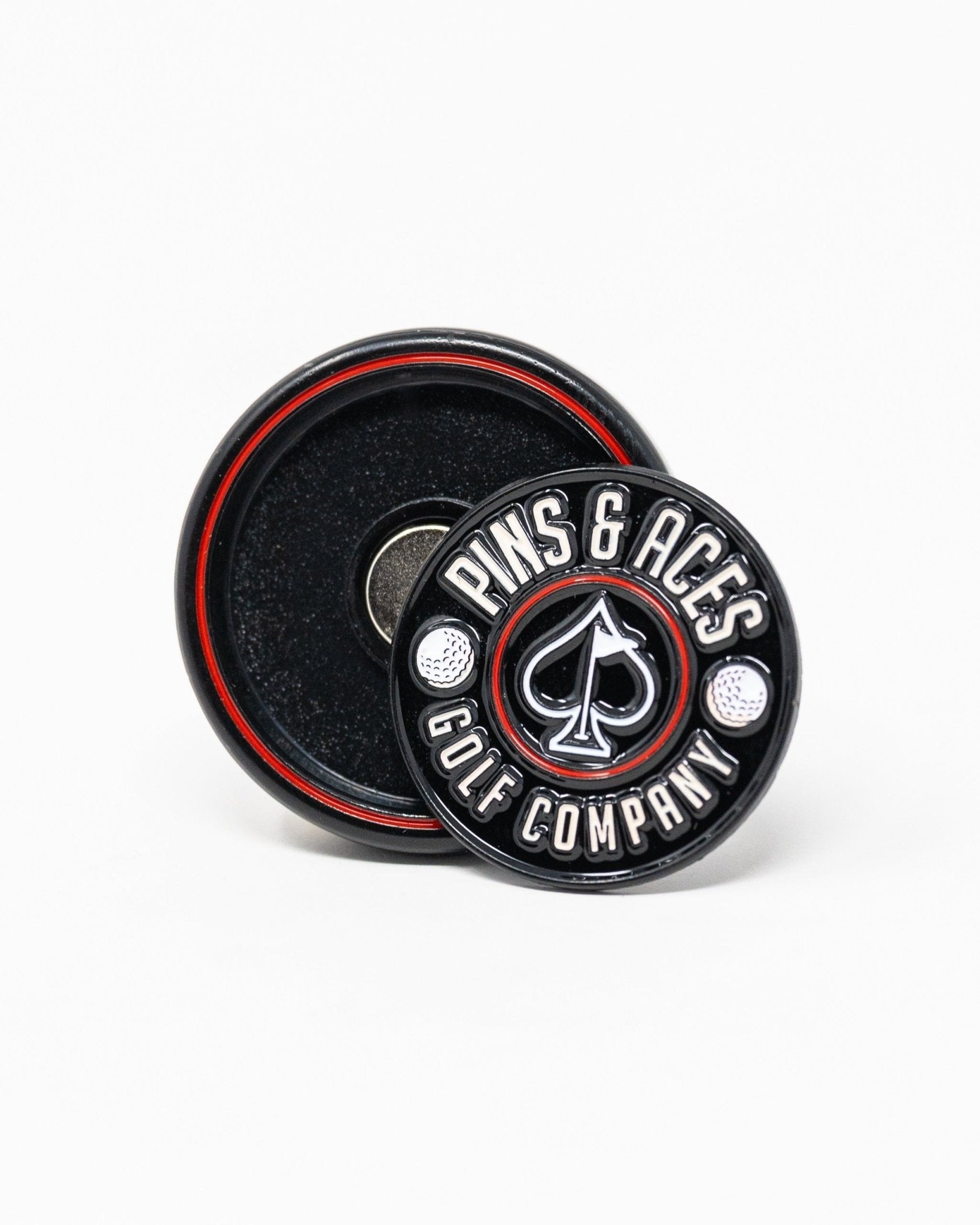 Pop Out Medallion Ball Marker - Black - Black Girl Golf