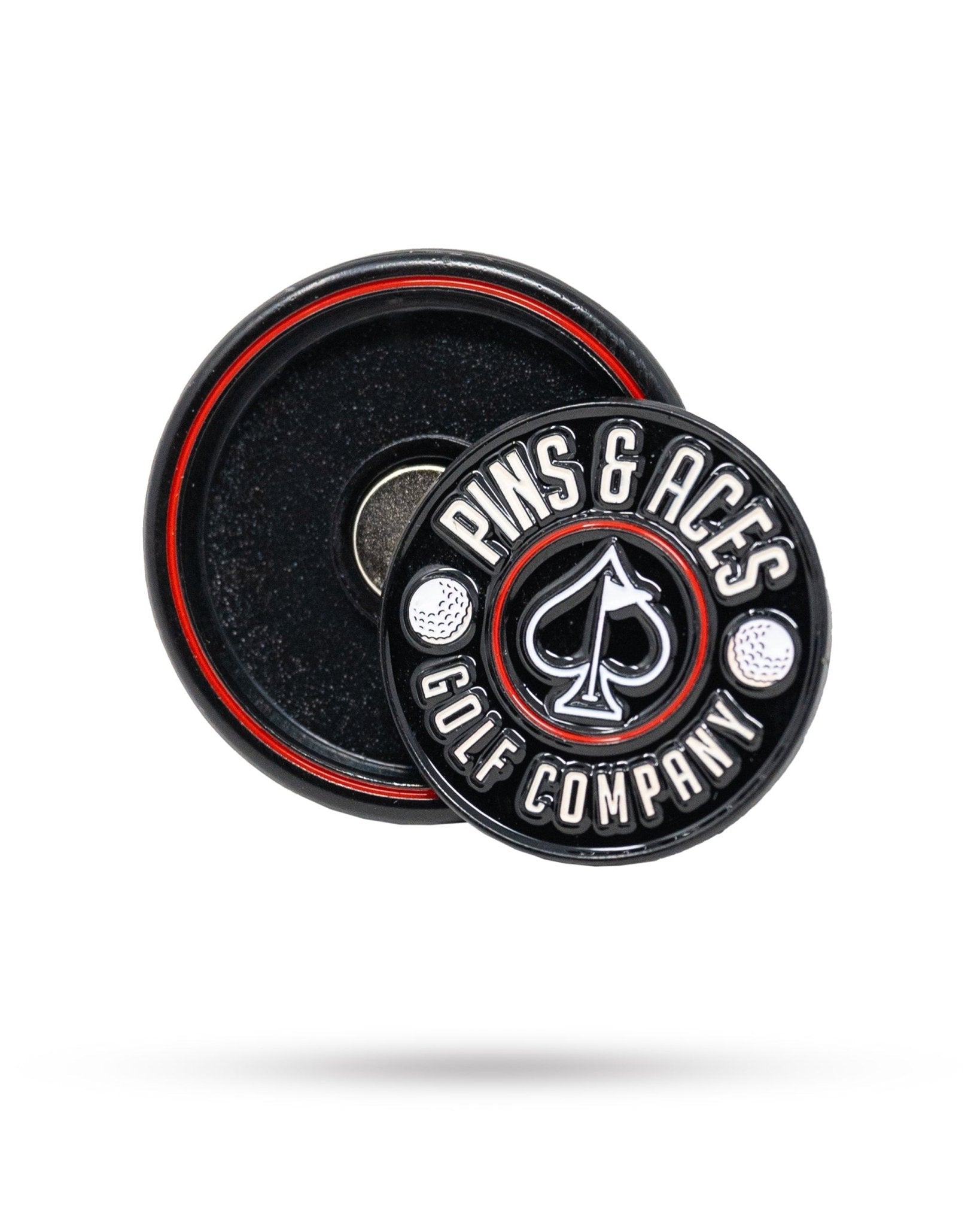Pop Out Medallion Ball Marker - Black - Black Girl Golf