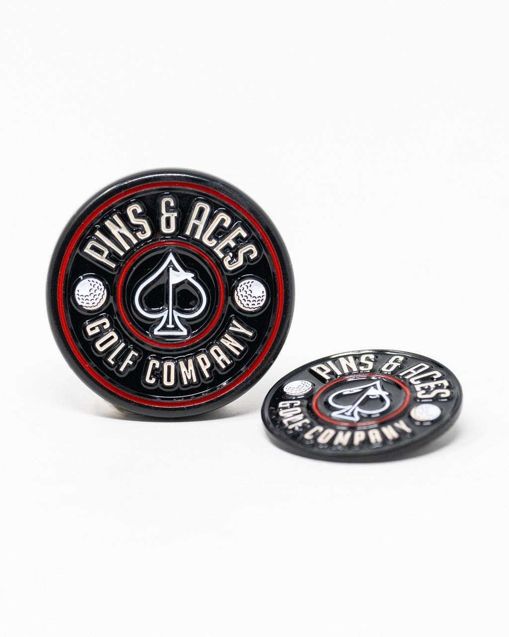 Pop Out Medallion Ball Marker - Black - Black Girl Golf