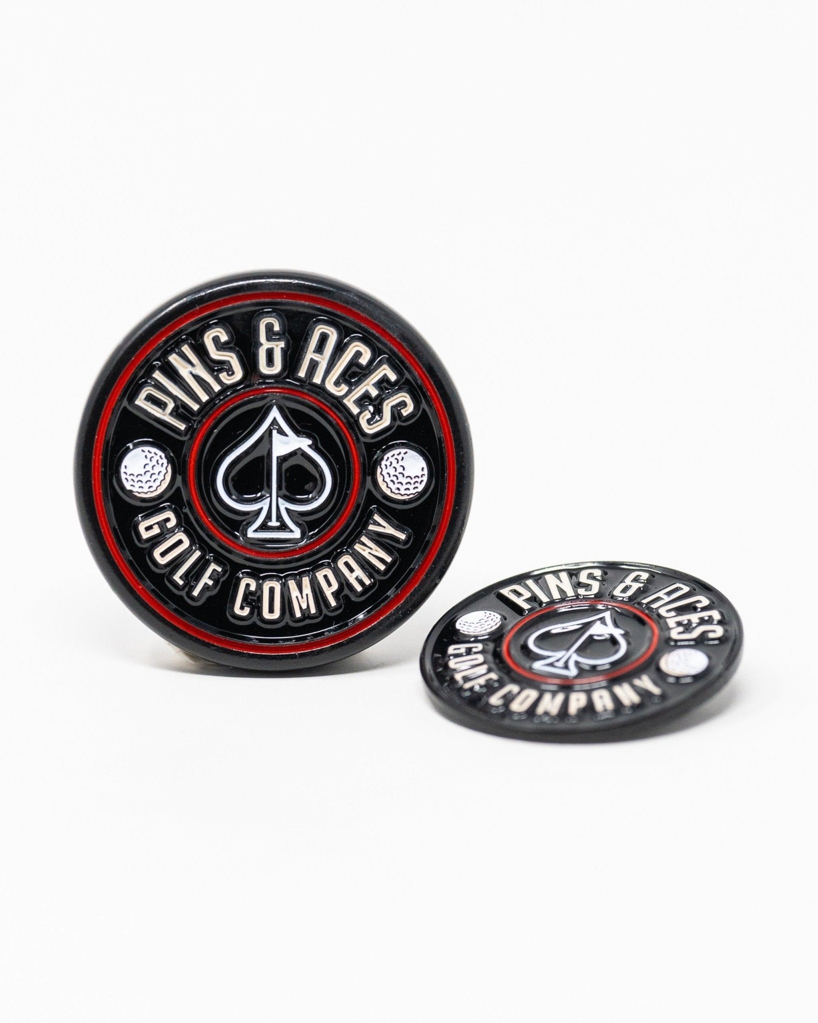 Pop Out Medallion Ball Marker - Black - Black Girl Golf