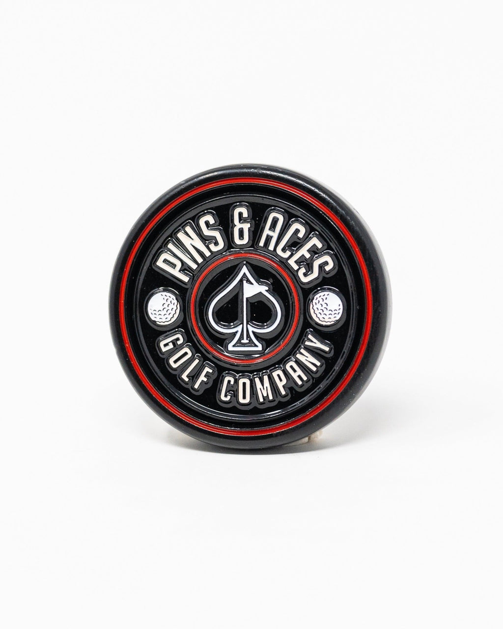 Pop Out Medallion Ball Marker - Black - Black Girl Golf