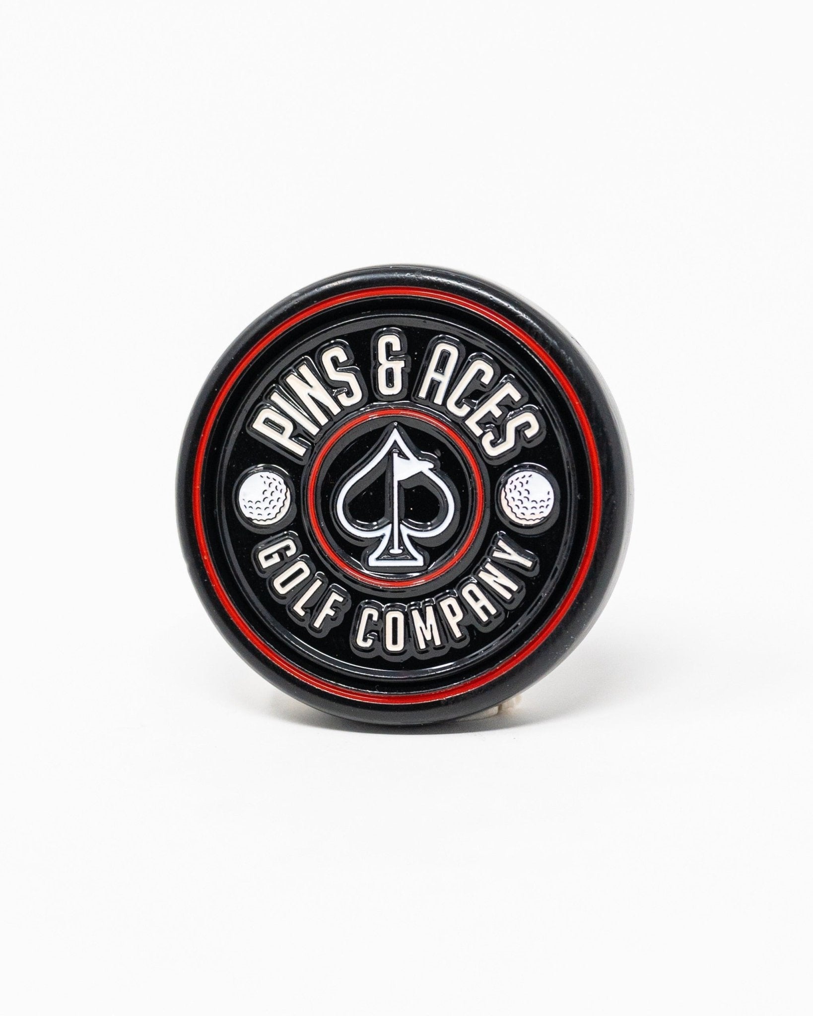 Pop Out Medallion Ball Marker - Black - Black Girl Golf