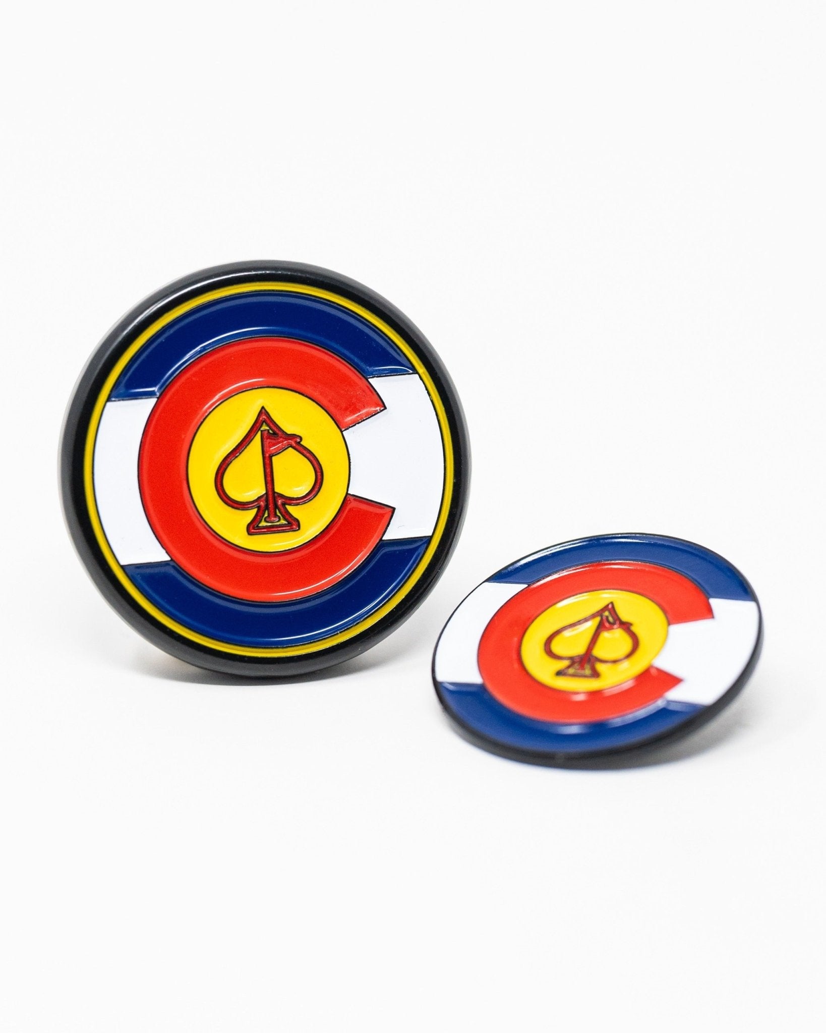 Pop Out Medallion Ball Marker - Colorado - Black Girl Golf