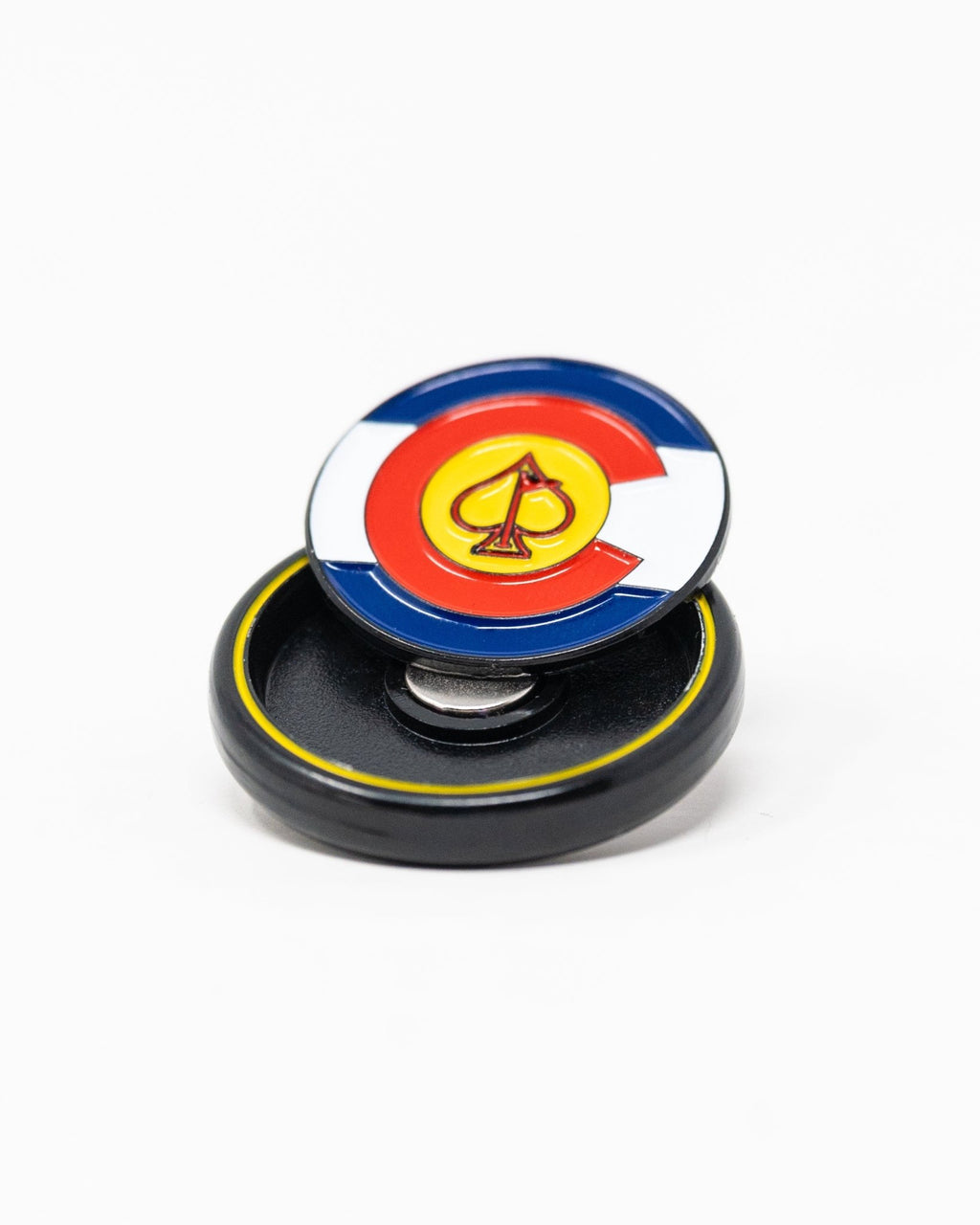 Pop Out Medallion Ball Marker - Colorado - Black Girl Golf
