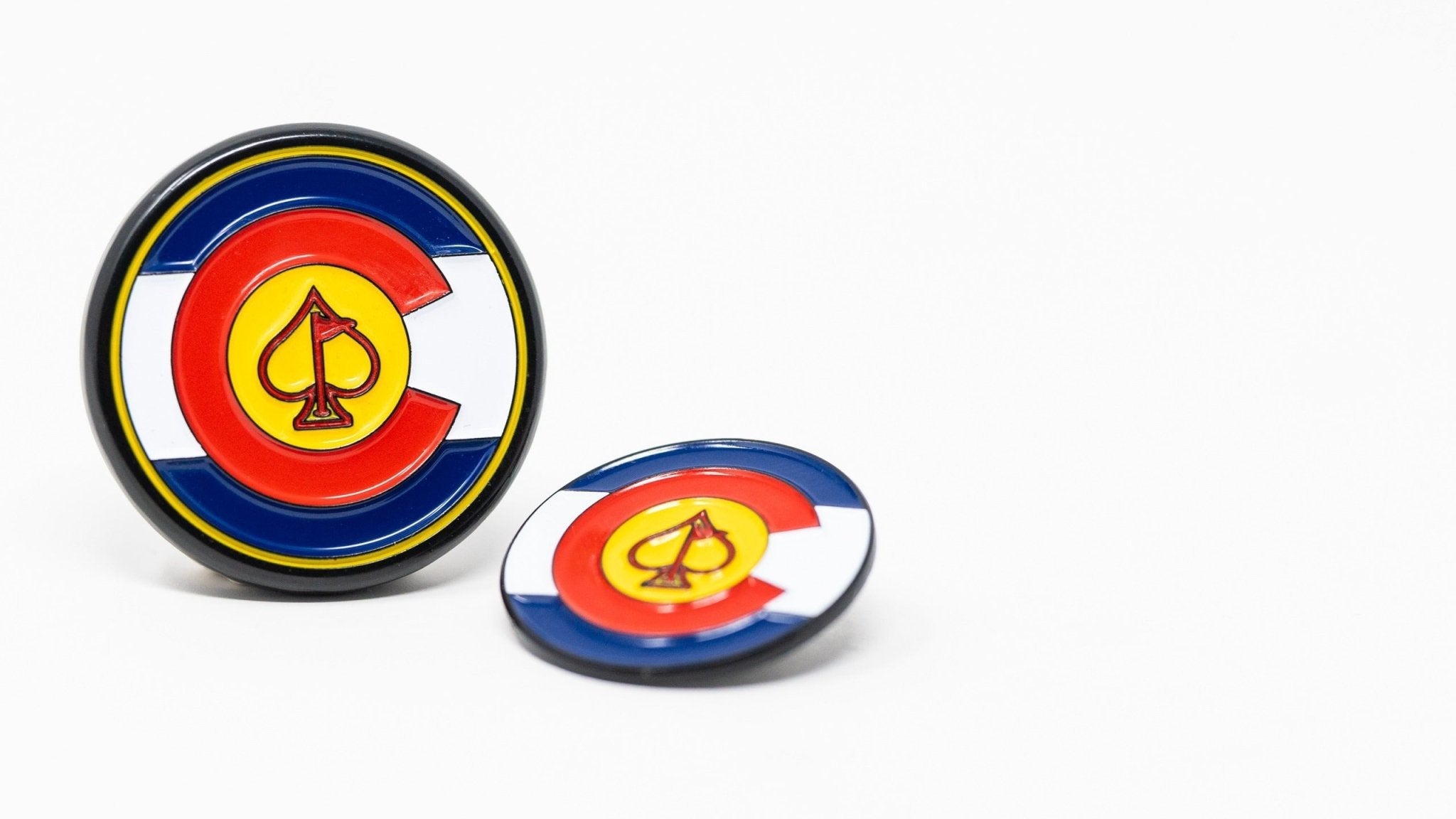 Pop Out Medallion Ball Marker - Colorado - Black Girl Golf