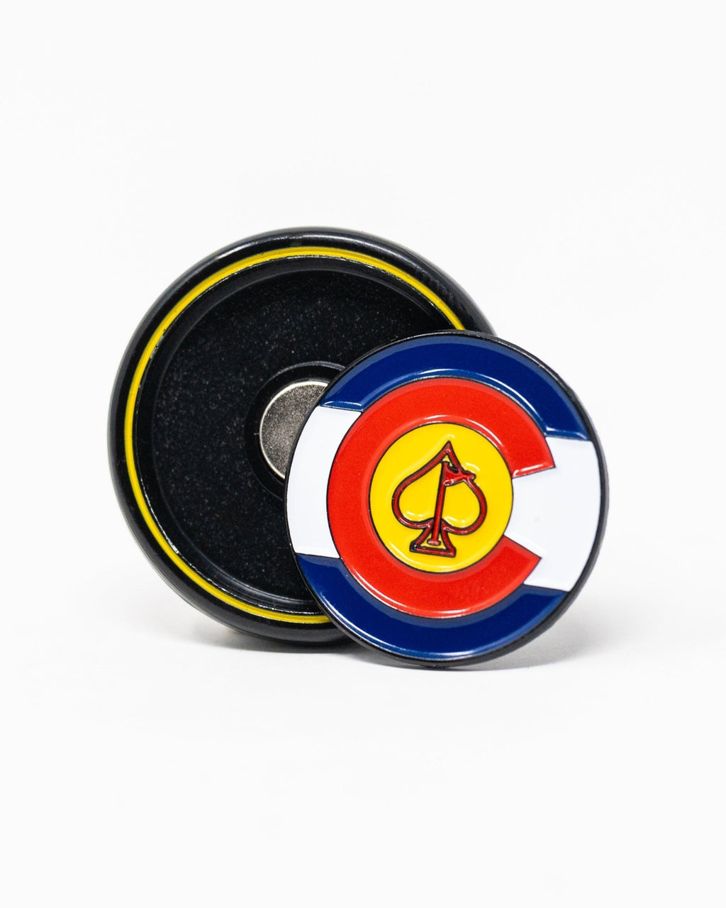Pop Out Medallion Ball Marker - Colorado - Black Girl Golf