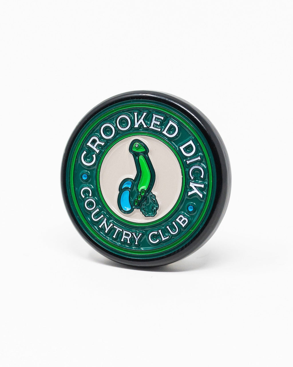 Pop Out Medallion Ball Marker - Crooked Dick - Black Girl Golf
