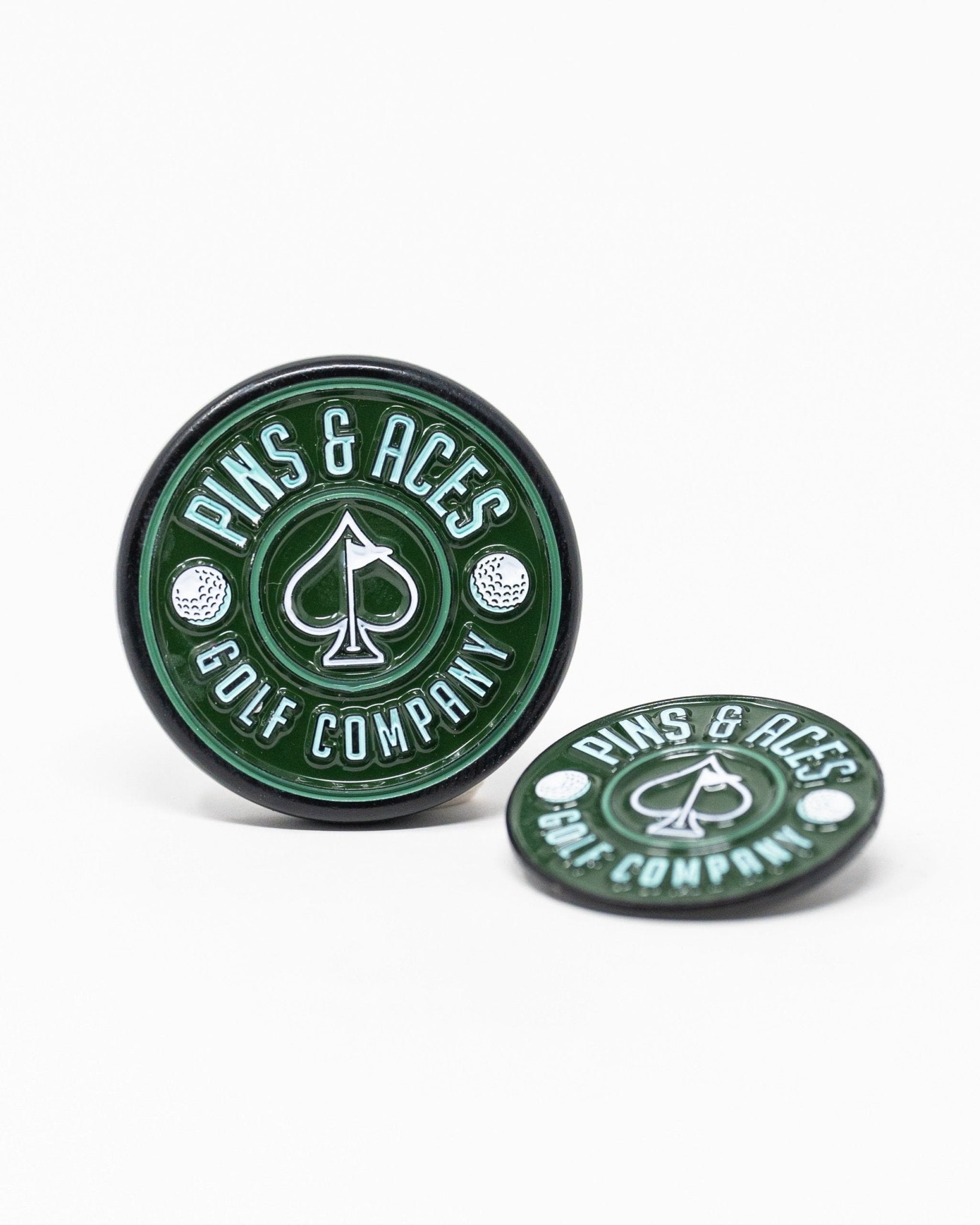 Pop Out Medallion Ball Marker - Green - Black Girl Golf