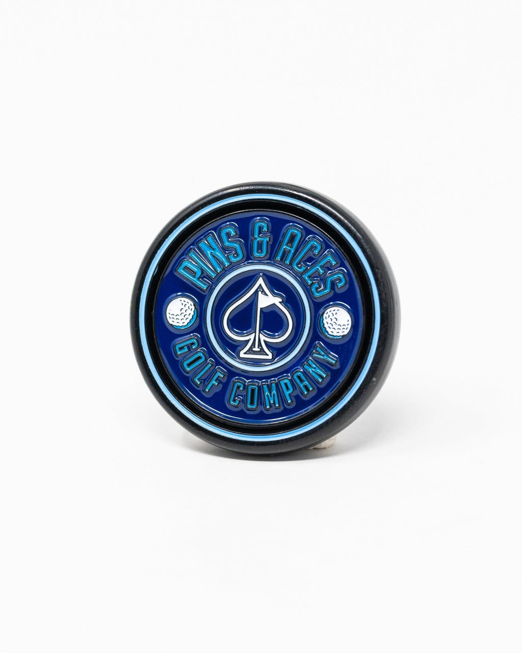 Pop Out Medallion Ball Marker - Navy - Black Girl Golf