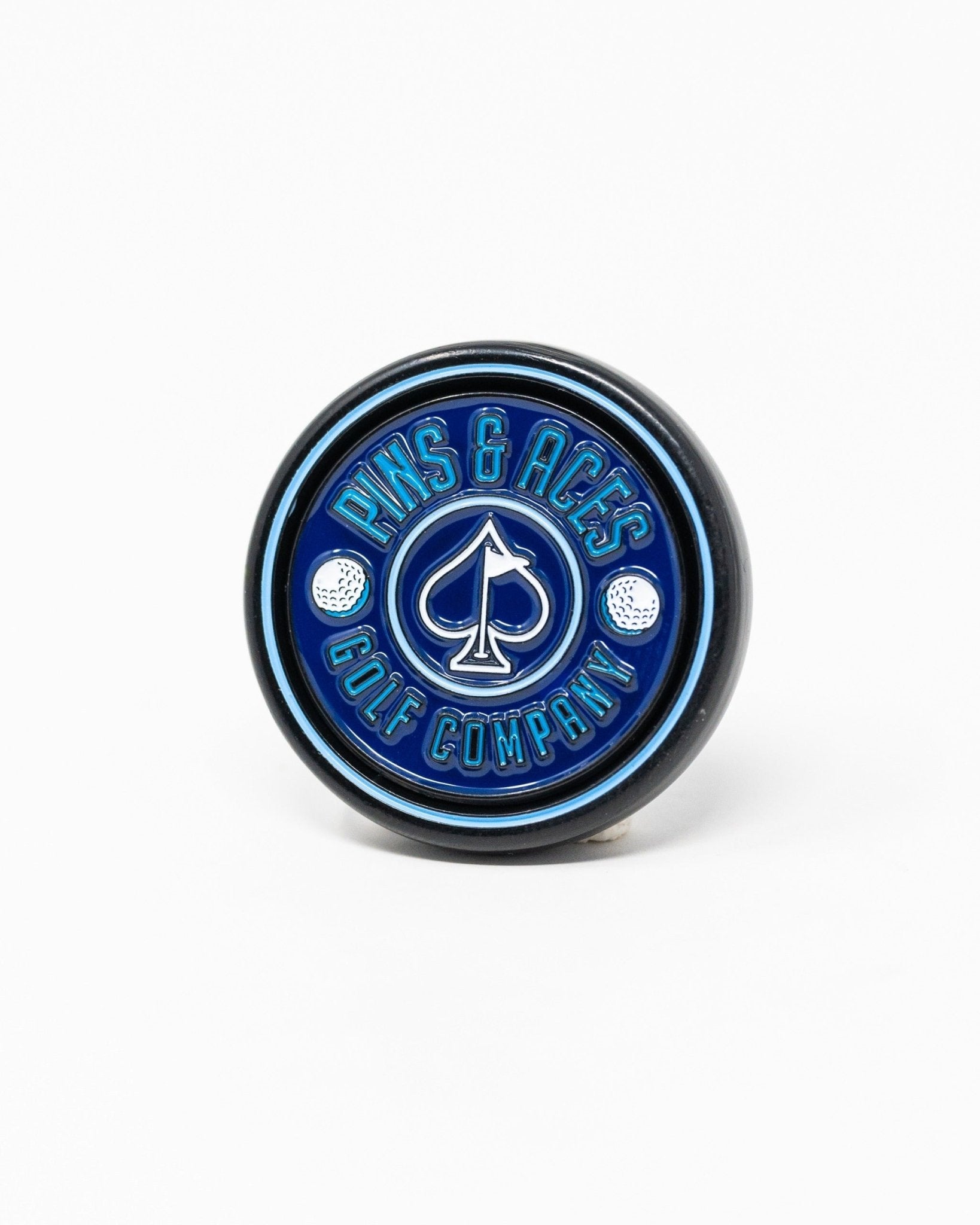 Pop Out Medallion Ball Marker - Navy - Black Girl Golf