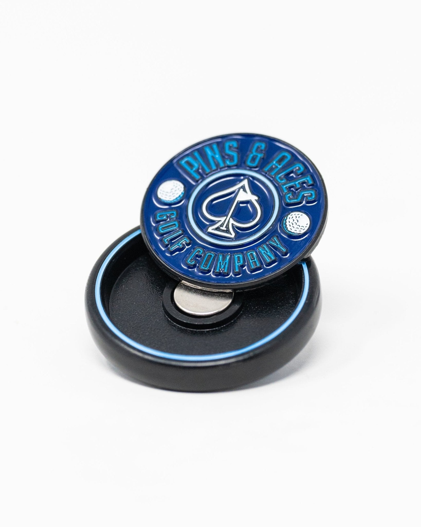 Pop Out Medallion Ball Marker - Navy - Black Girl Golf
