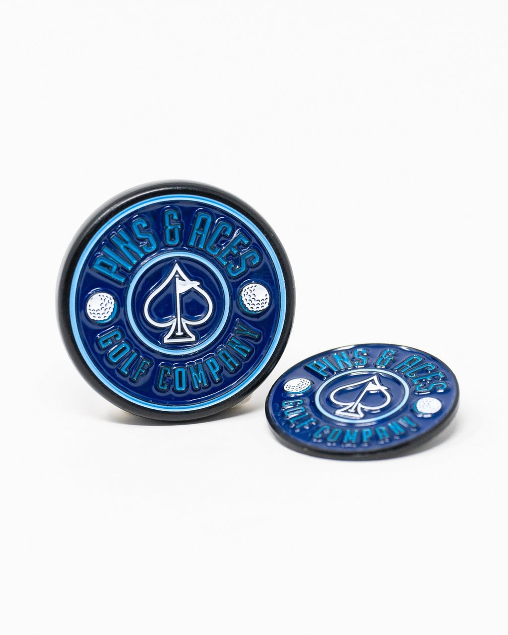 Pop Out Medallion Ball Marker - Navy - Black Girl Golf