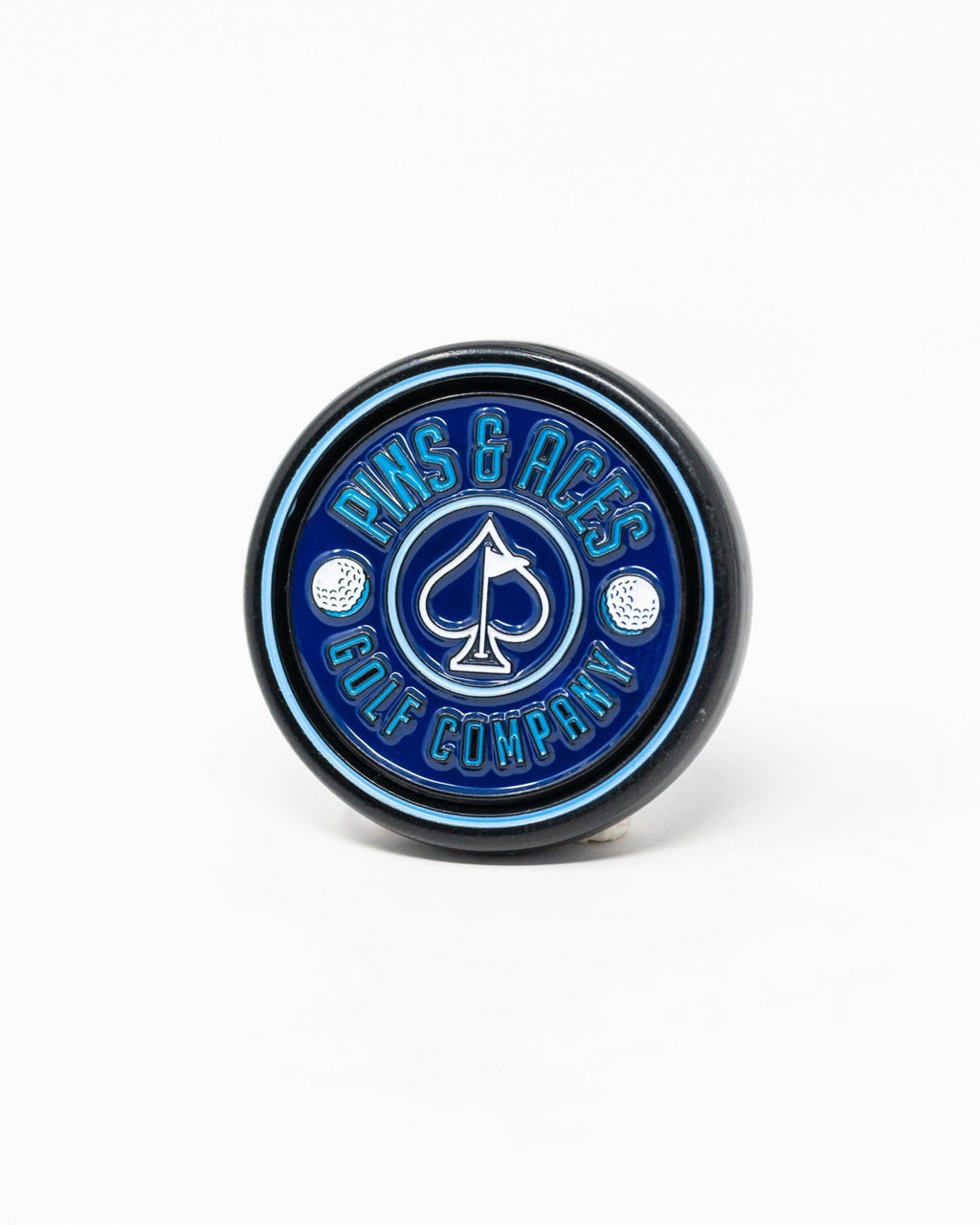 Pop Out Medallion Ball Marker - Navy - Black Girl Golf