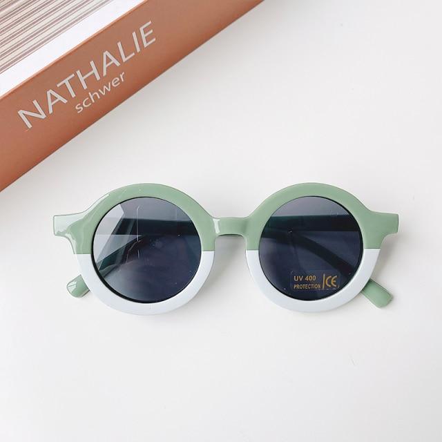 Popular Sunglasses For Children Boy/Girl New Elegant Leopard Double Color Cartoon Bear Shapes New Round Shape Sunglasses For Kids As Well As For Women And Men - Black Girl Golf