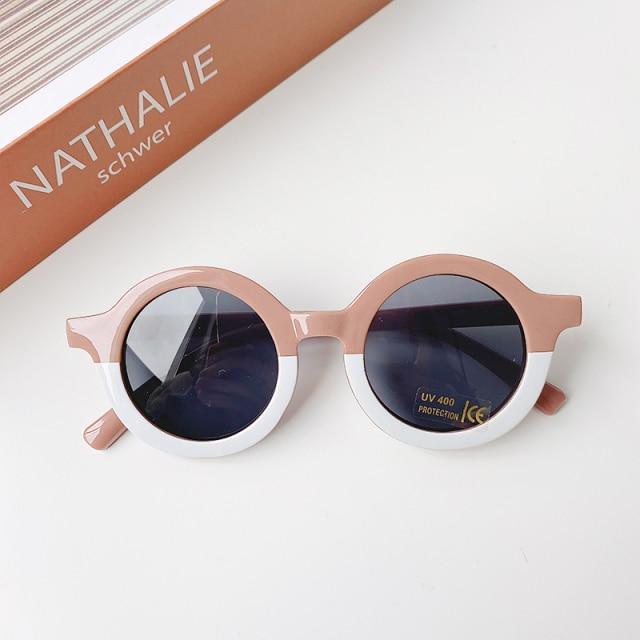 Popular Sunglasses For Children Boy/Girl New Elegant Leopard Double Color Cartoon Bear Shapes New Round Shape Sunglasses For Kids As Well As For Women And Men - Black Girl Golf