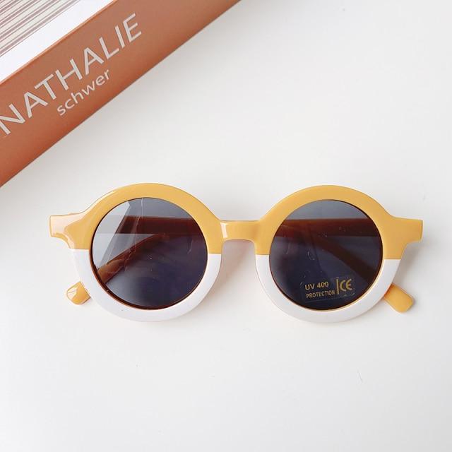 Popular Sunglasses For Children Boy/Girl New Elegant Leopard Double Color Cartoon Bear Shapes New Round Shape Sunglasses For Kids As Well As For Women And Men - Black Girl Golf