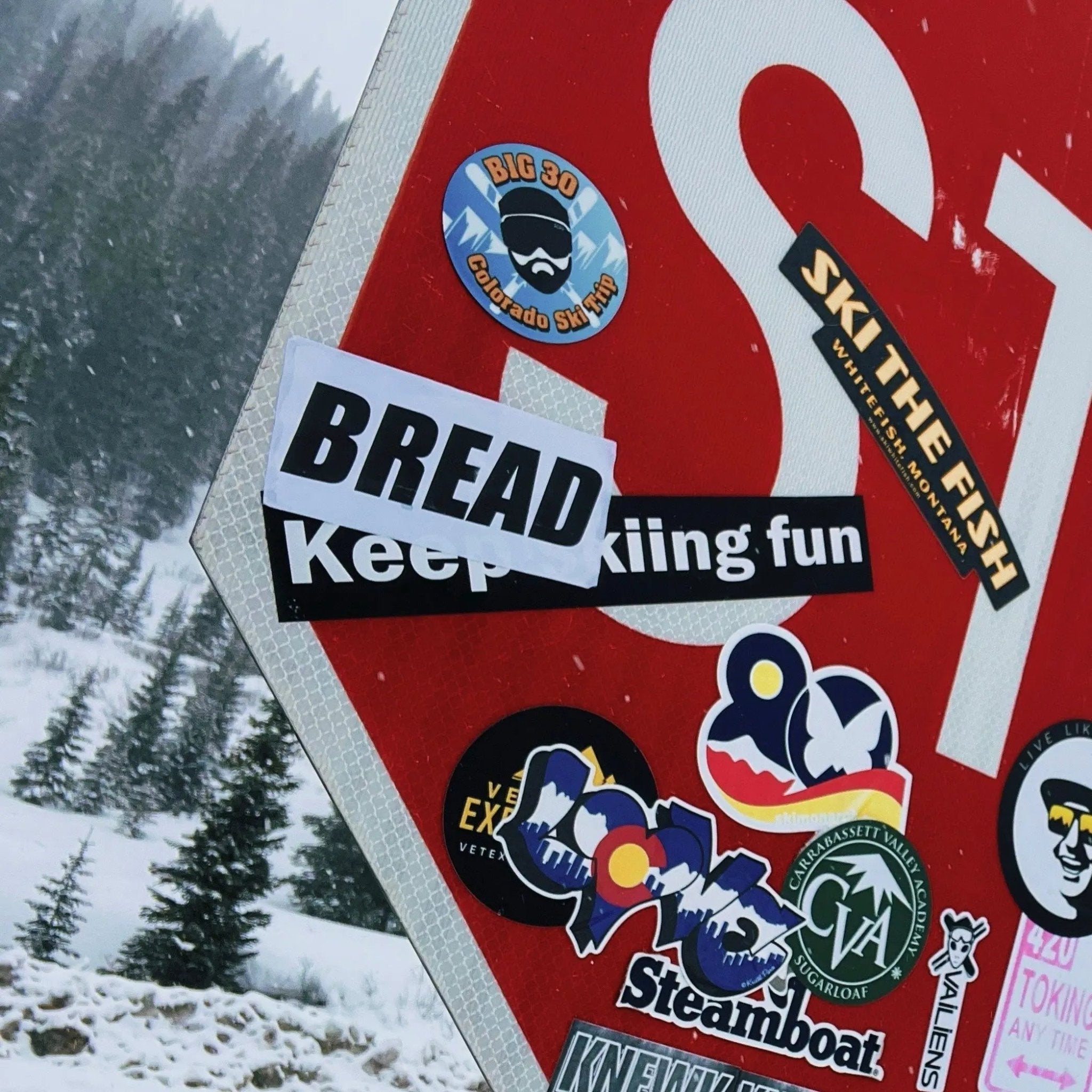 Premium Bread Sticker - Black Girl Golf