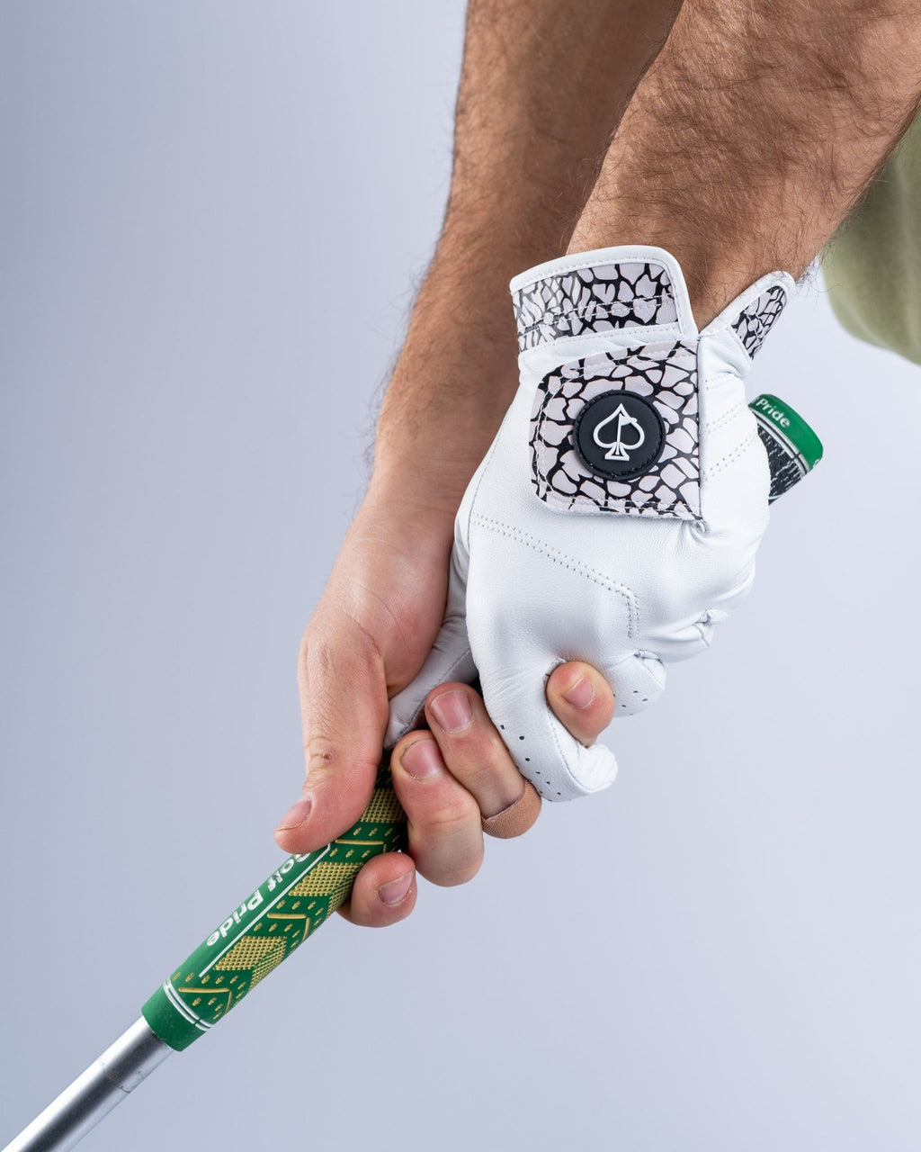Premium Tour Glove - Elephant Print - Black Girl Golf