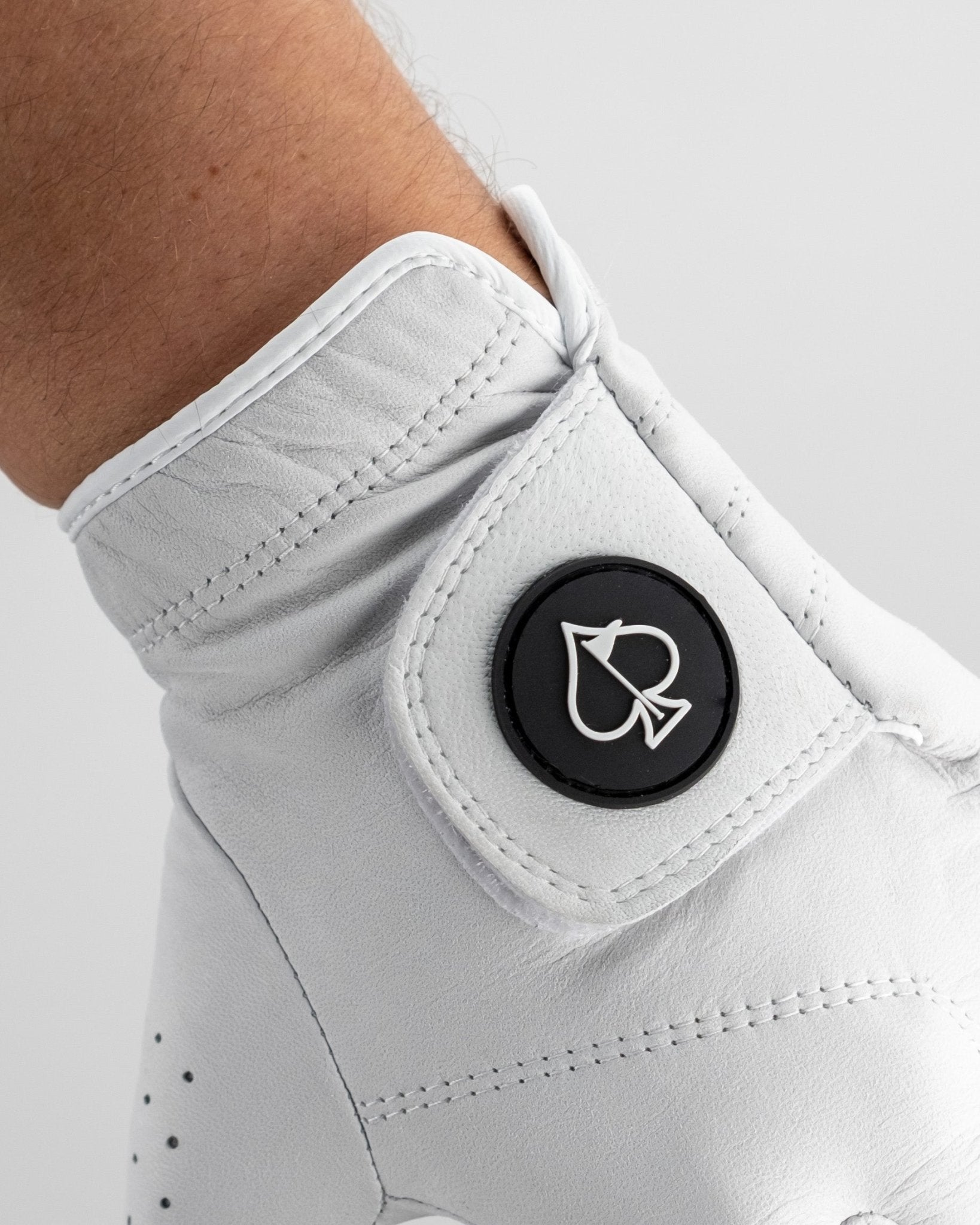 Premium Tour Glove - Ghost White - Black Girl Golf