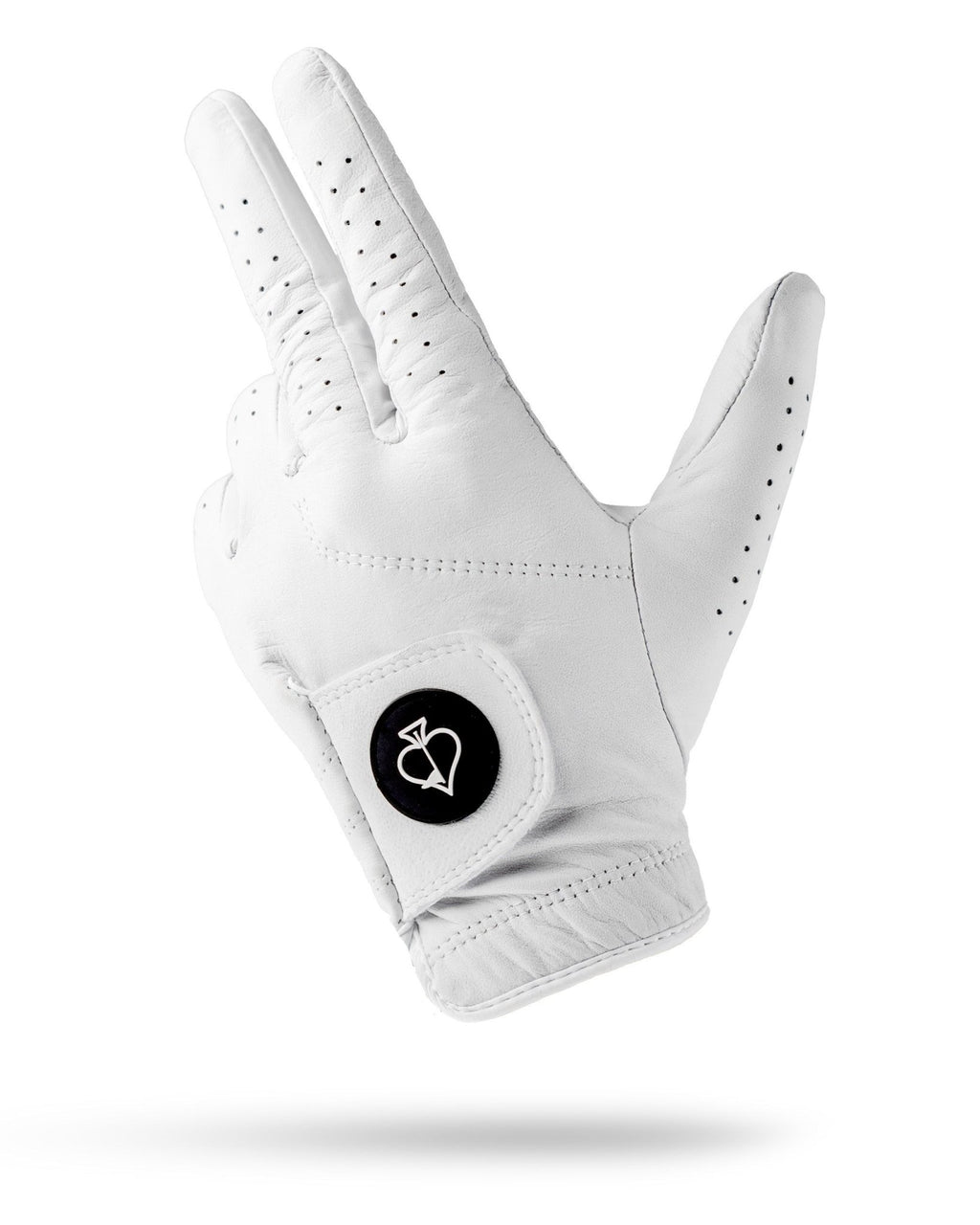 Premium Tour Glove - Ghost White - Black Girl Golf