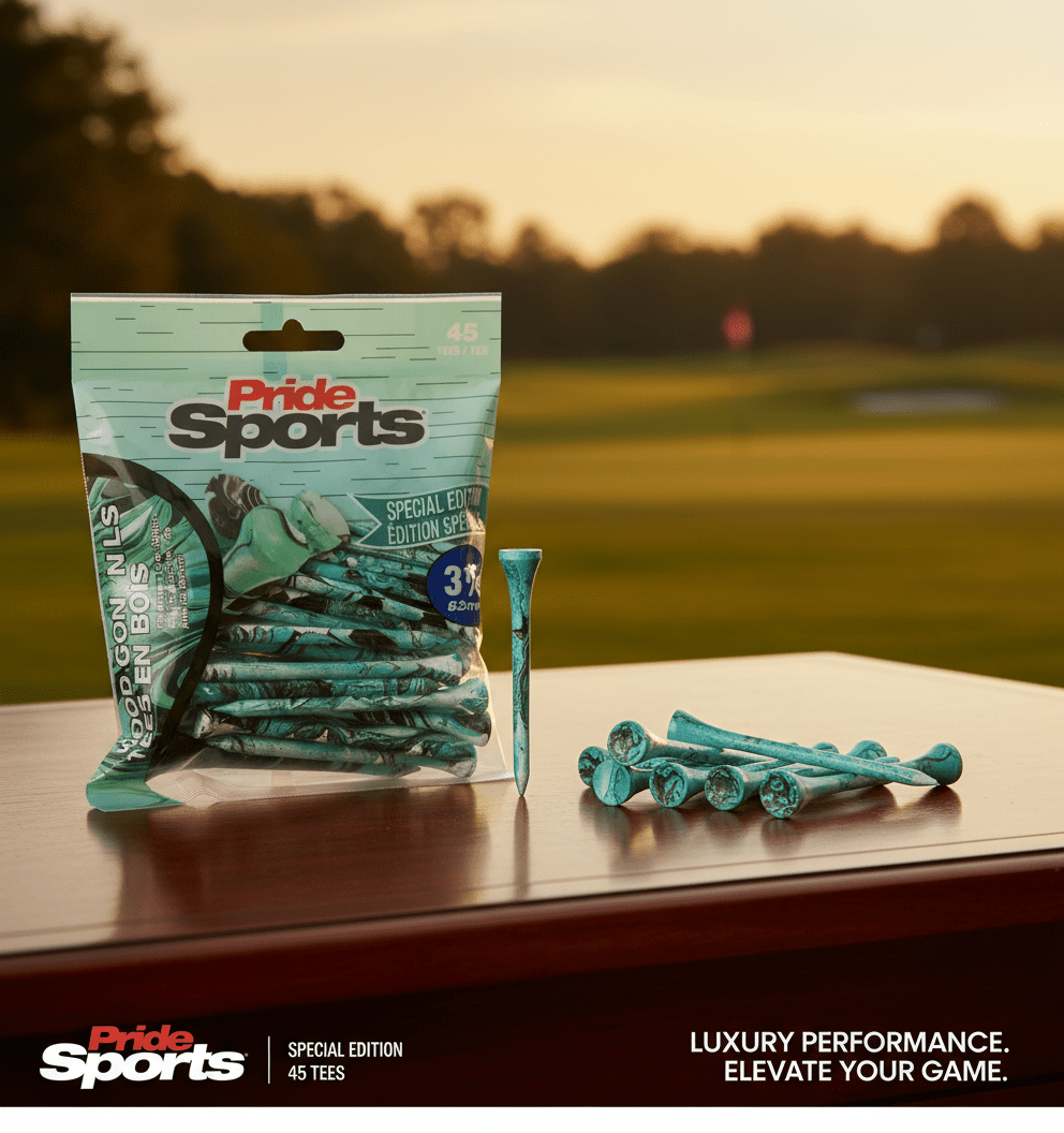 Pride Sports Paint Splatter Wood Golf Tees – Colorful 45 - Pack - Black Girl Golf