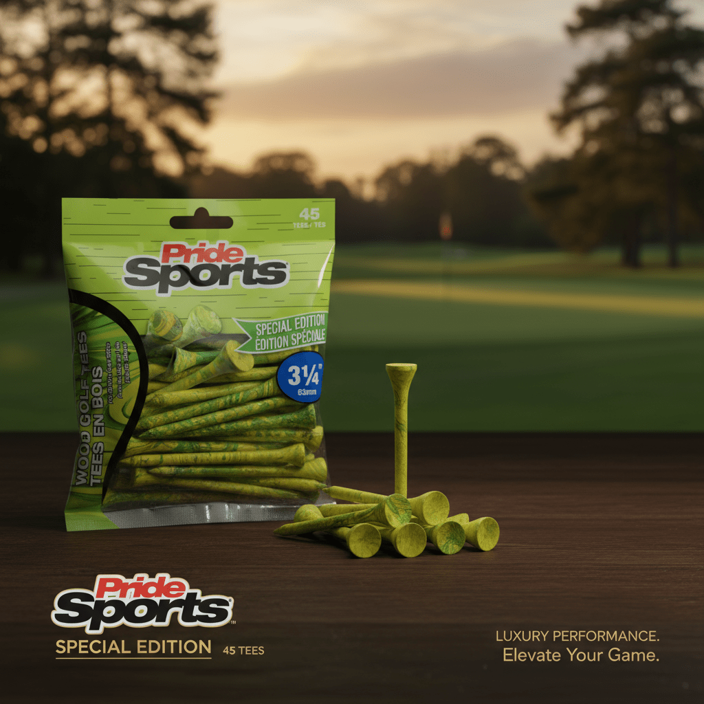 Pride Sports Paint Splatter Wood Golf Tees – Colorful 45 - Pack - Black Girl Golf